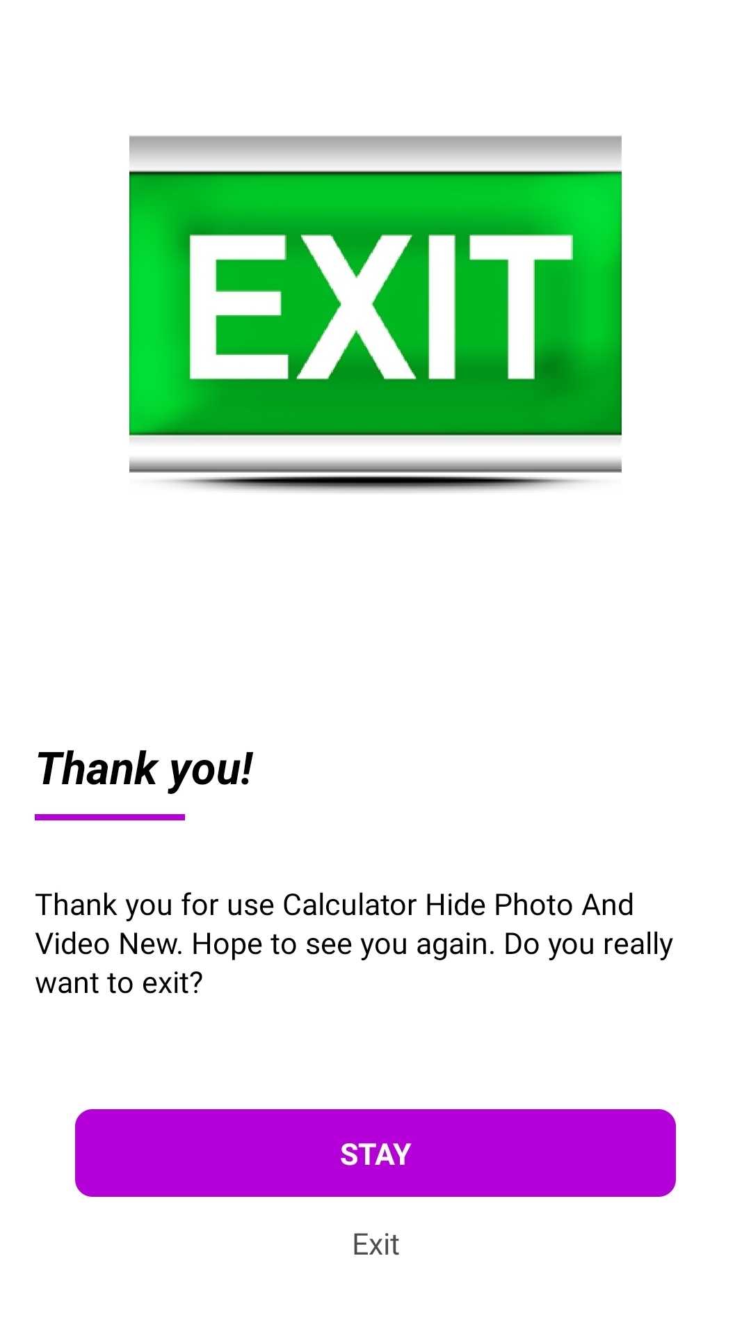 اسکرین شات 3 برنامه ماشین حساب _ پنهان کننده عکس و فیلم