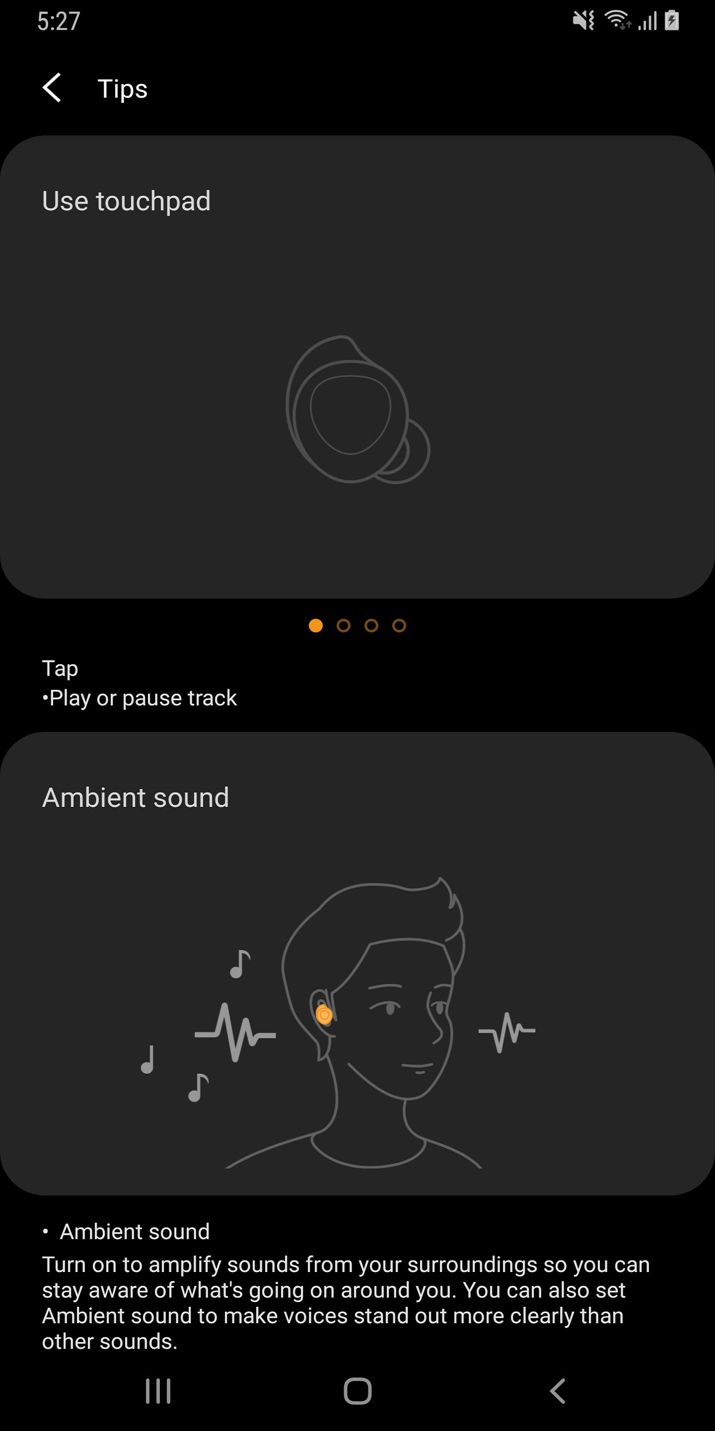 اسکرین شات 2 برنامه Galaxy Buds Manager