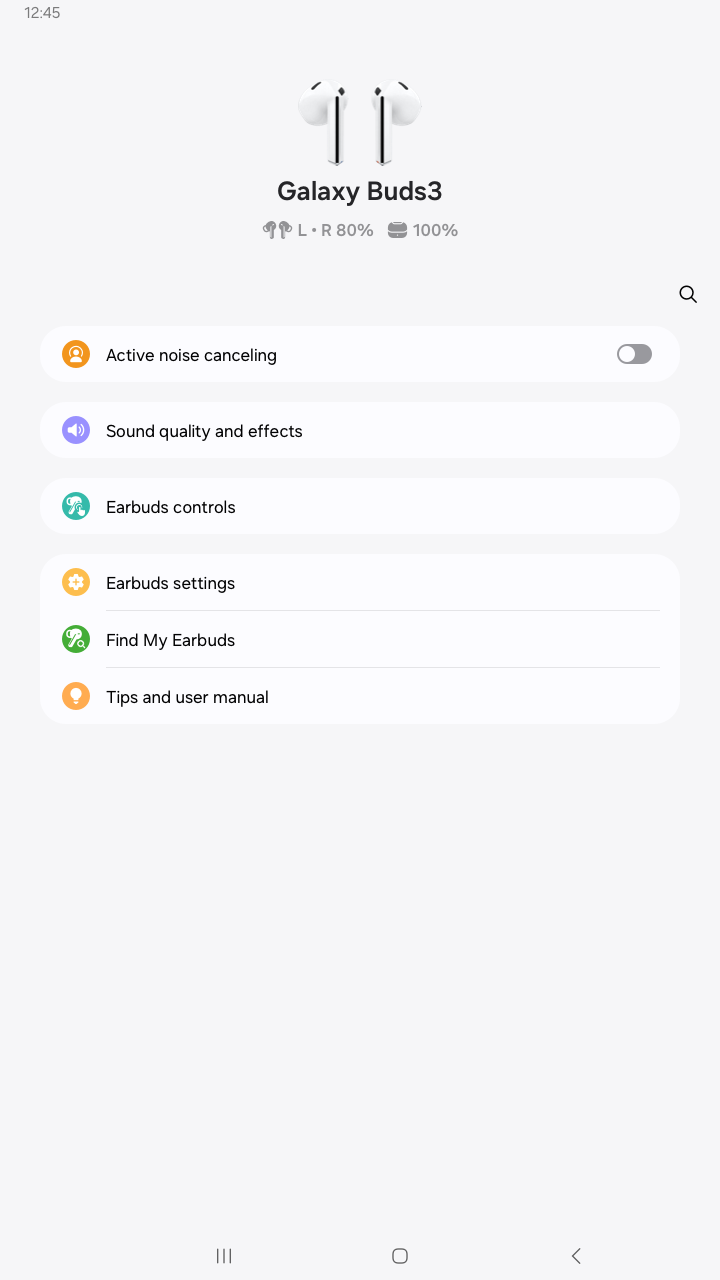 اسکرین شات 3 برنامه Galaxy Buds3 Manager