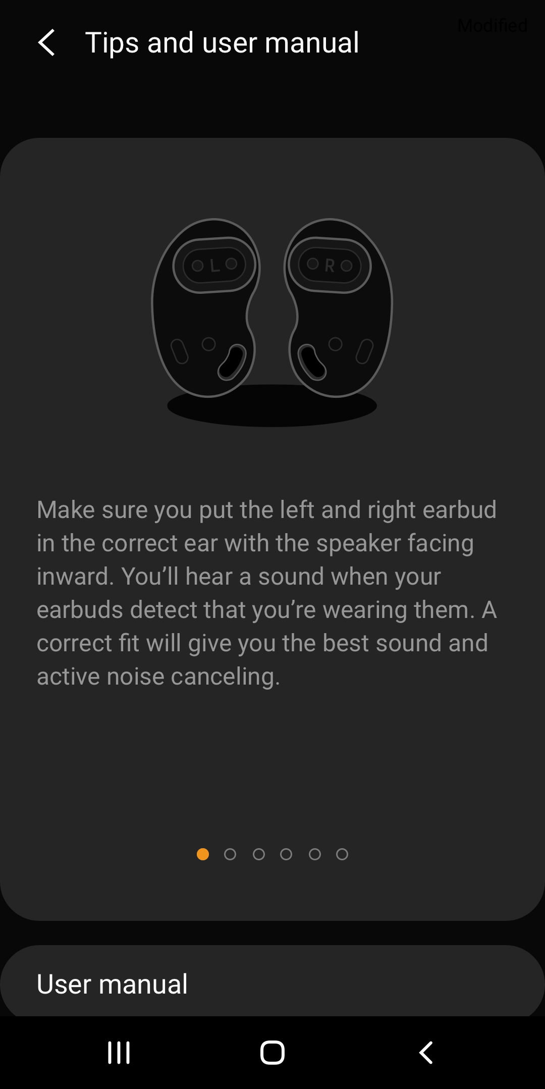 اسکرین شات 4 برنامه Galaxy Buds Live Manager