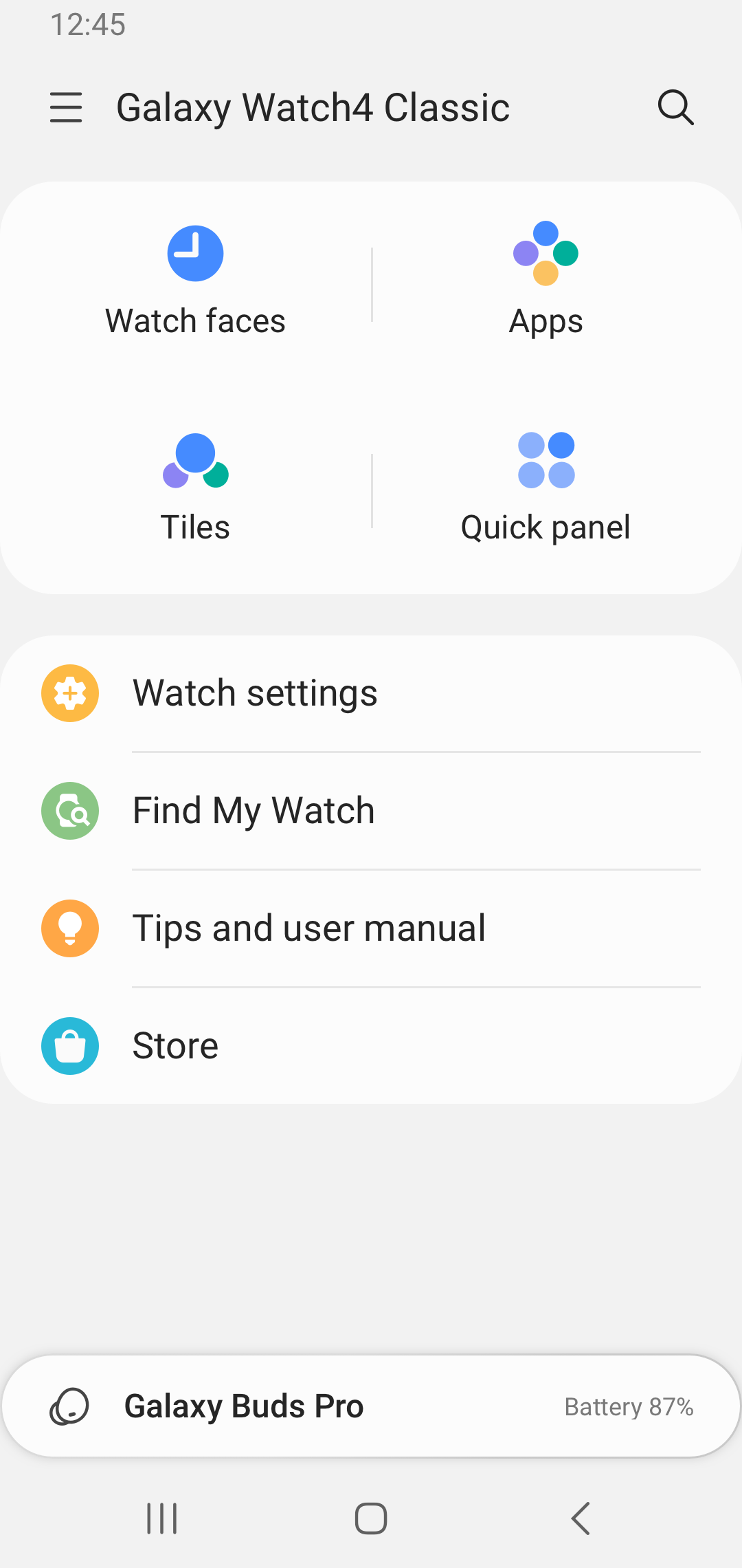 اسکرین شات 2 برنامه Galaxy Wearable