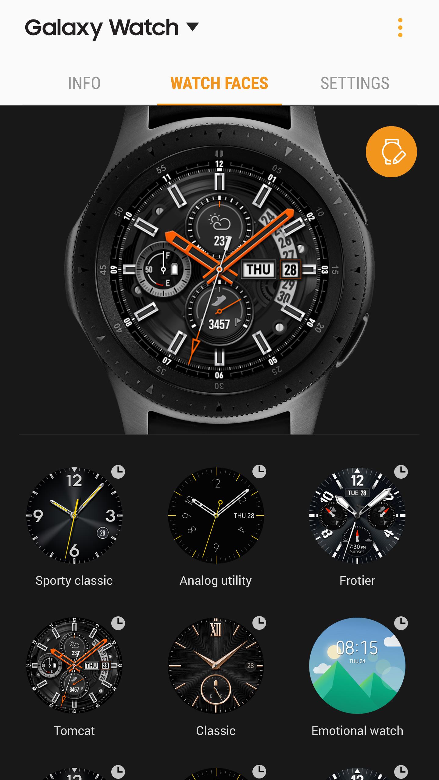 اسکرین شات 4 برنامه Galaxy Watch Plugin