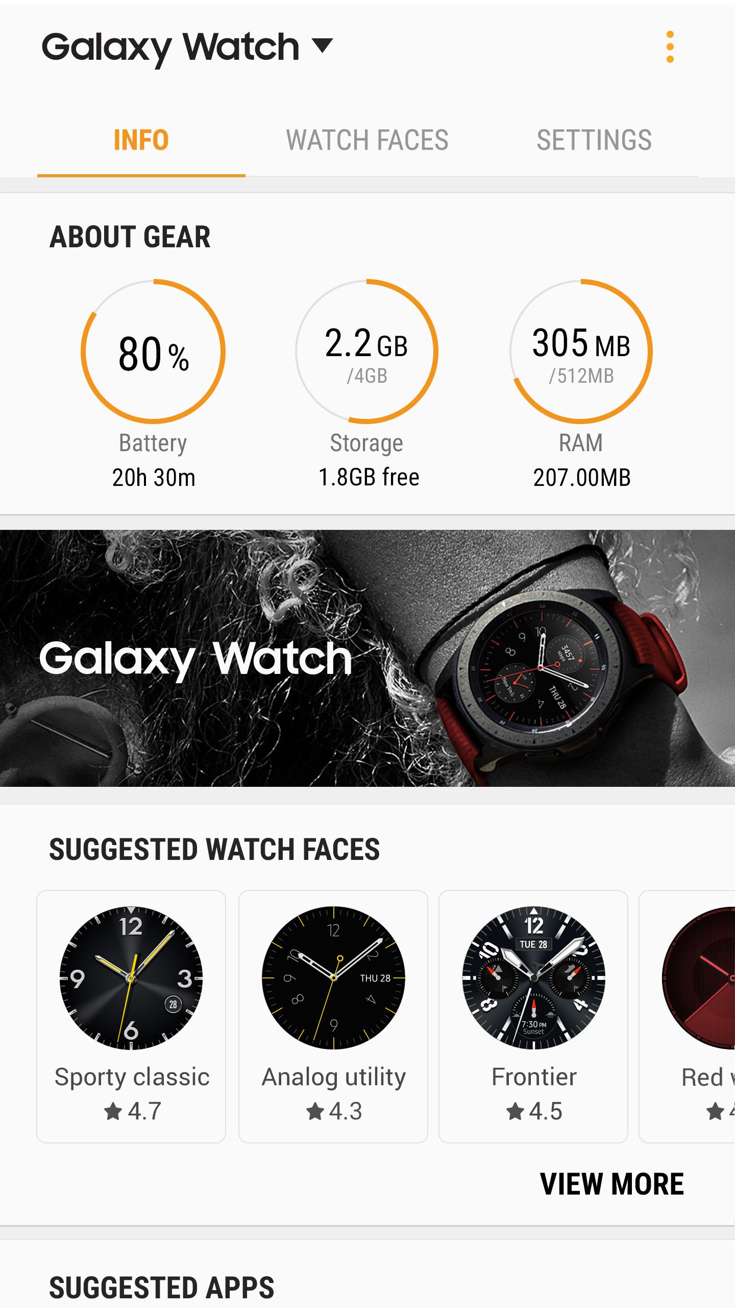 اسکرین شات 3 برنامه Galaxy Watch Plugin