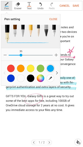 اسکرین شات 3 برنامه نوشتن روی پی دی اف (write on pdf)