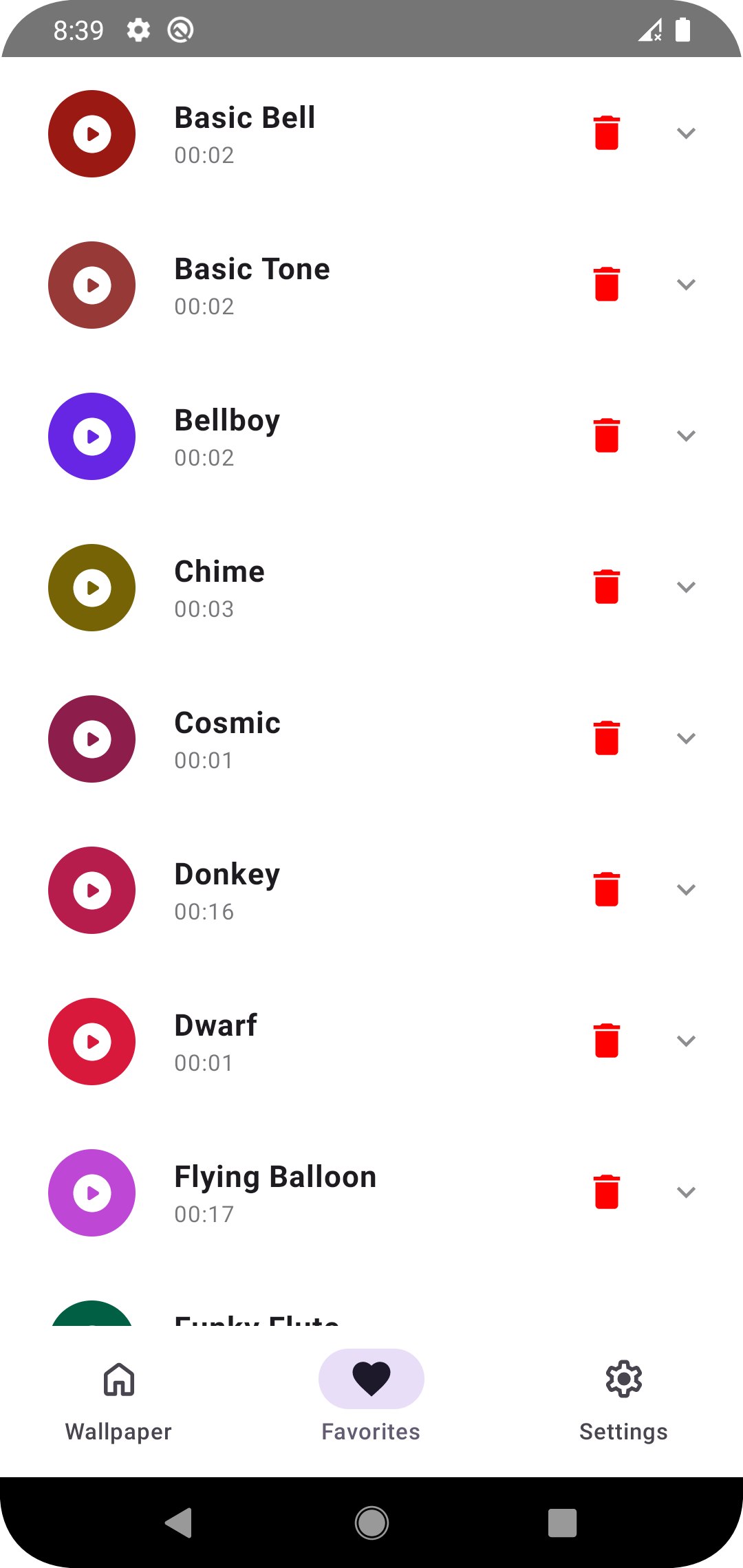 اسکرین شات 5 برنامه Phone Ringtones - Stock Tone