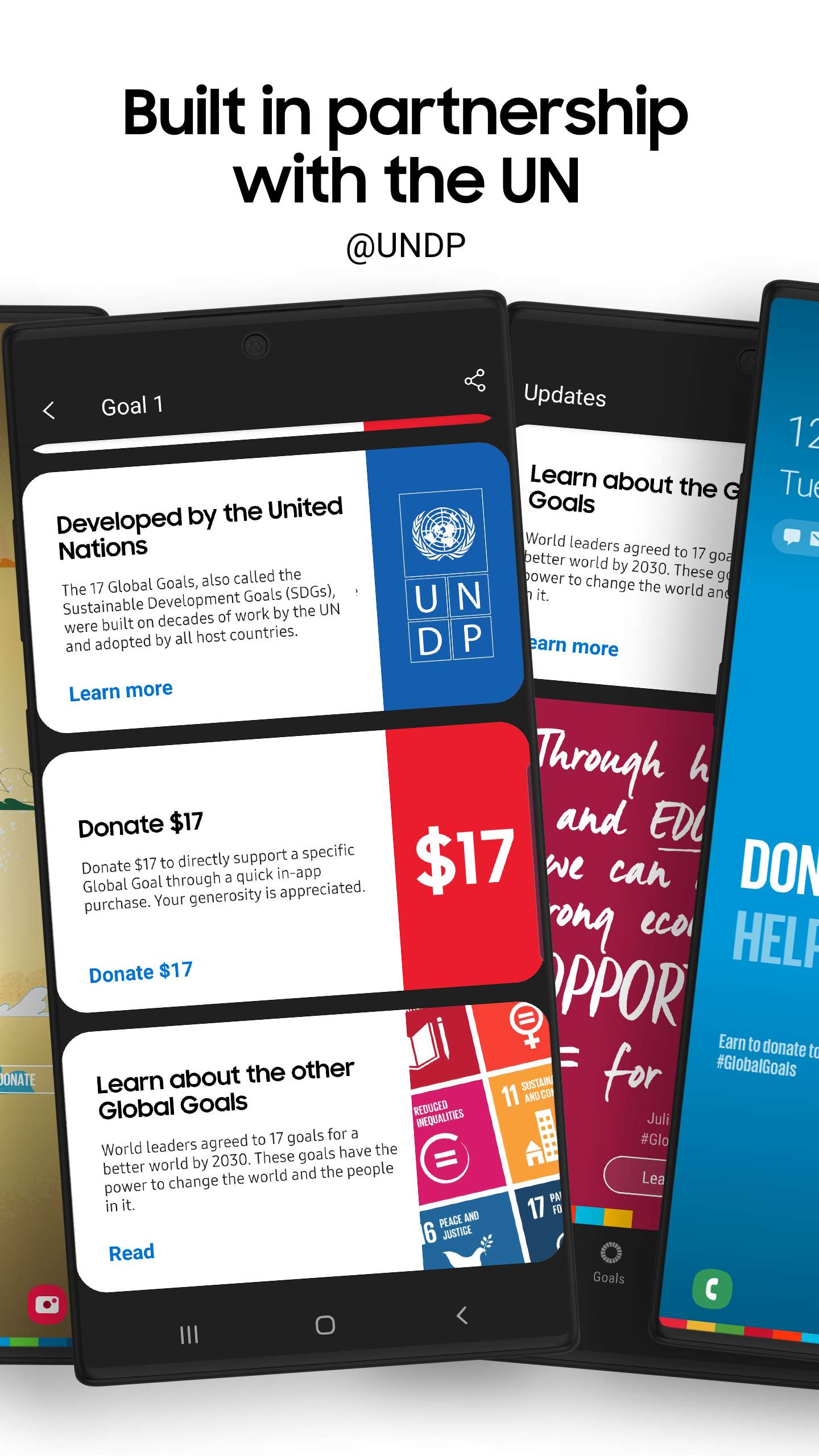 اسکرین شات 7 برنامه Samsung Global Goals