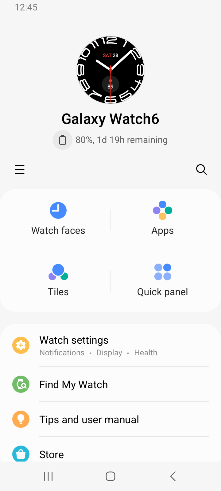اسکرین شات 2 برنامه Galaxy Watch6 Plugin