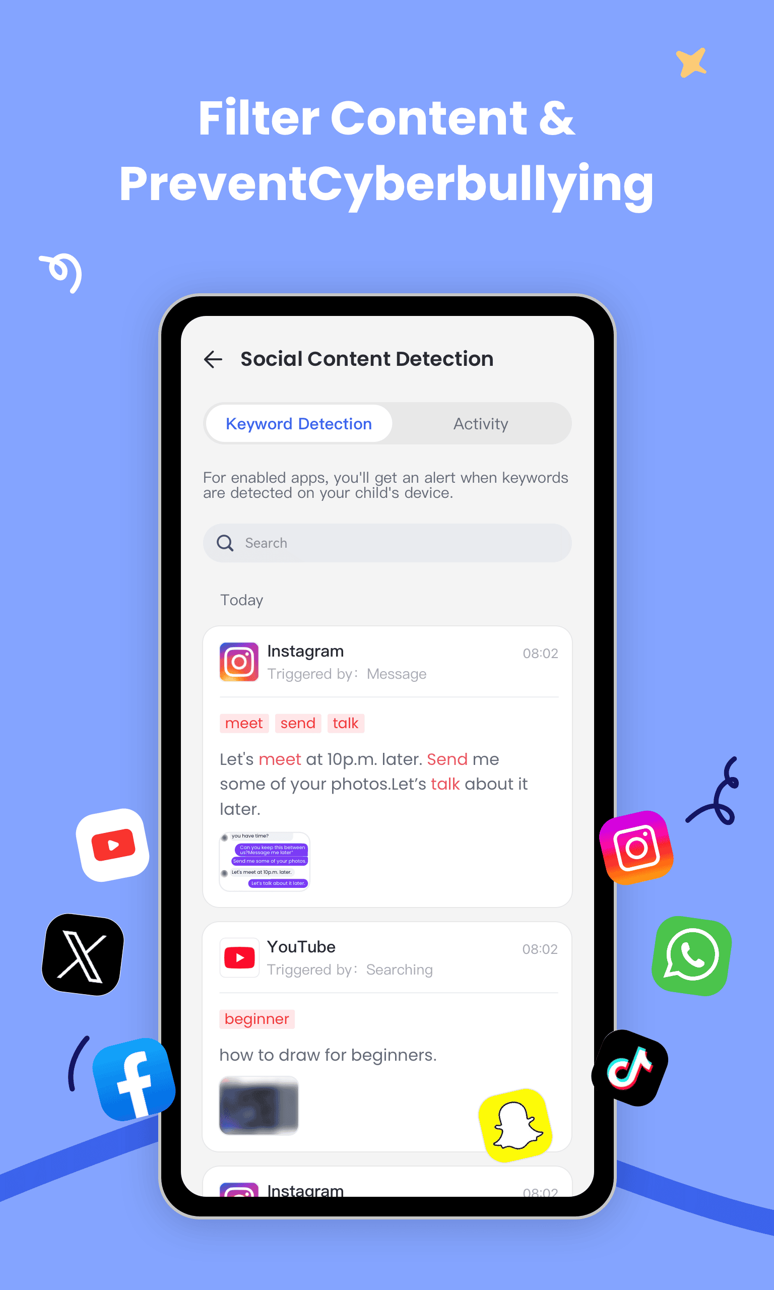 اسکرین شات 3 برنامه AirDroid Parental Control