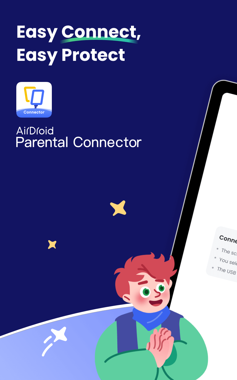 اسکرین شات 1 برنامه AirDroid Parental Connector