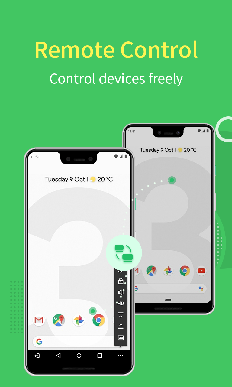 اسکرین شات 1 برنامه AirMirror: Remote control