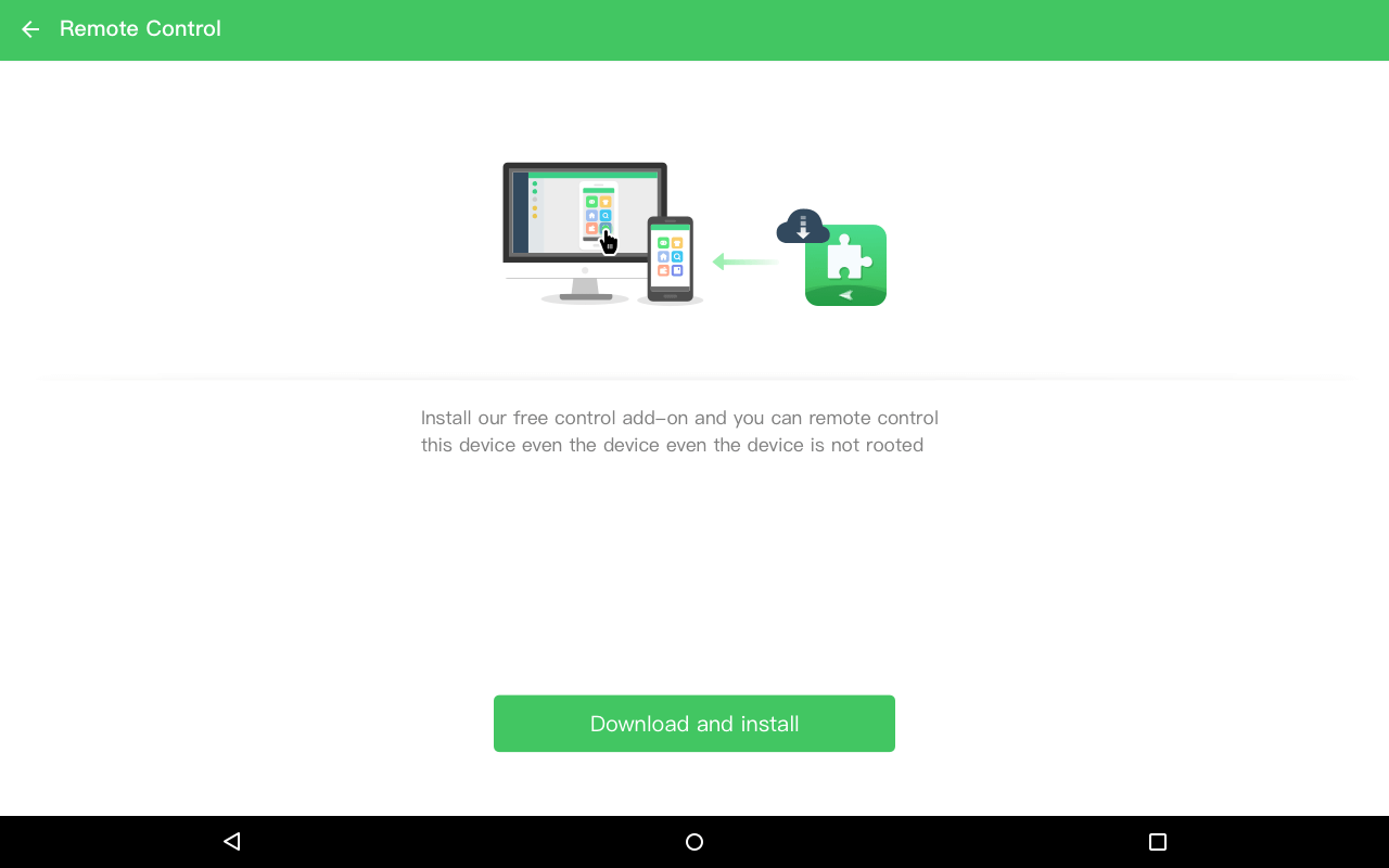 اسکرین شات 2 برنامه AirDroid Control Add-on