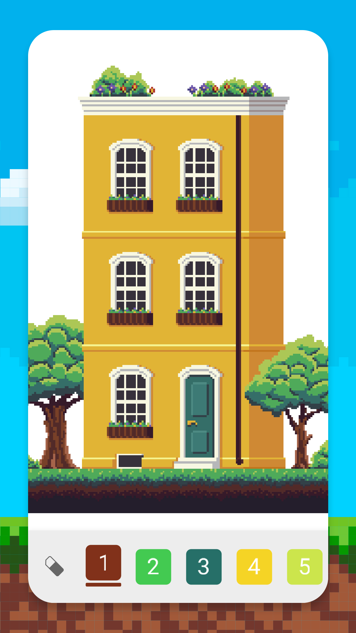 اسکرین شات 1 برنامه InDraw - Color by Number