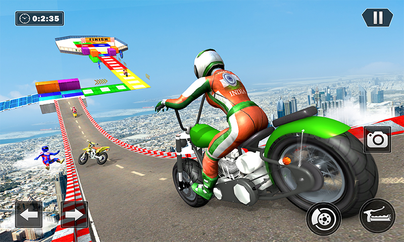 اسکرین شات 4 بازی Mega Ramp Bike Race: Bike Jump