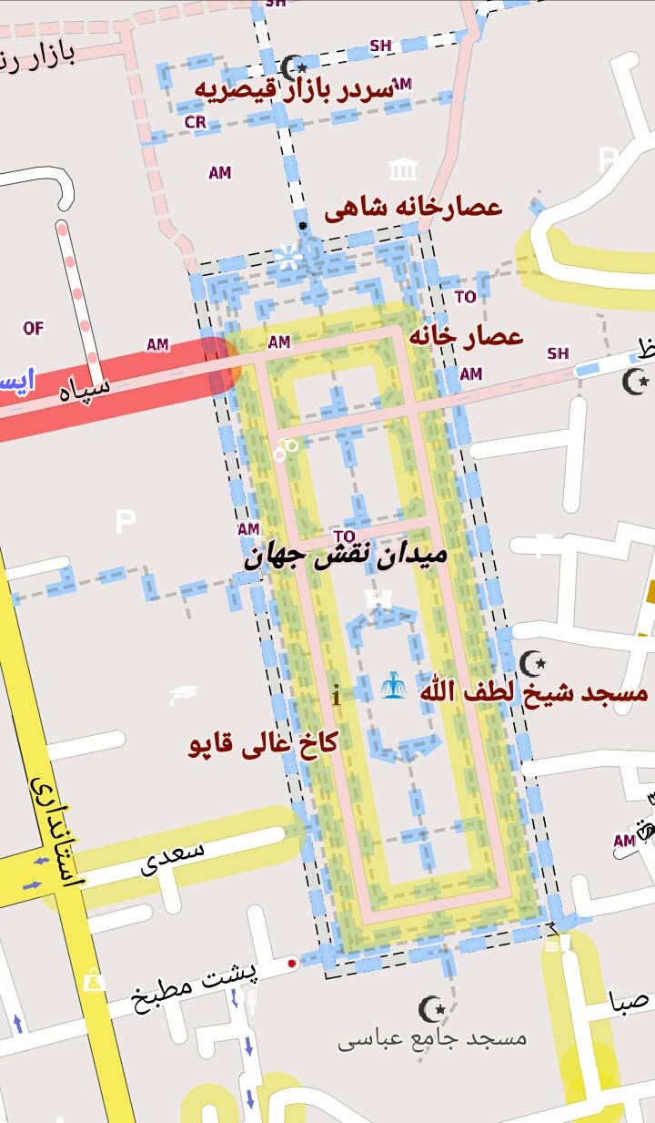 اسکرین شات 3 برنامه نقشه آفلاین اصفهان