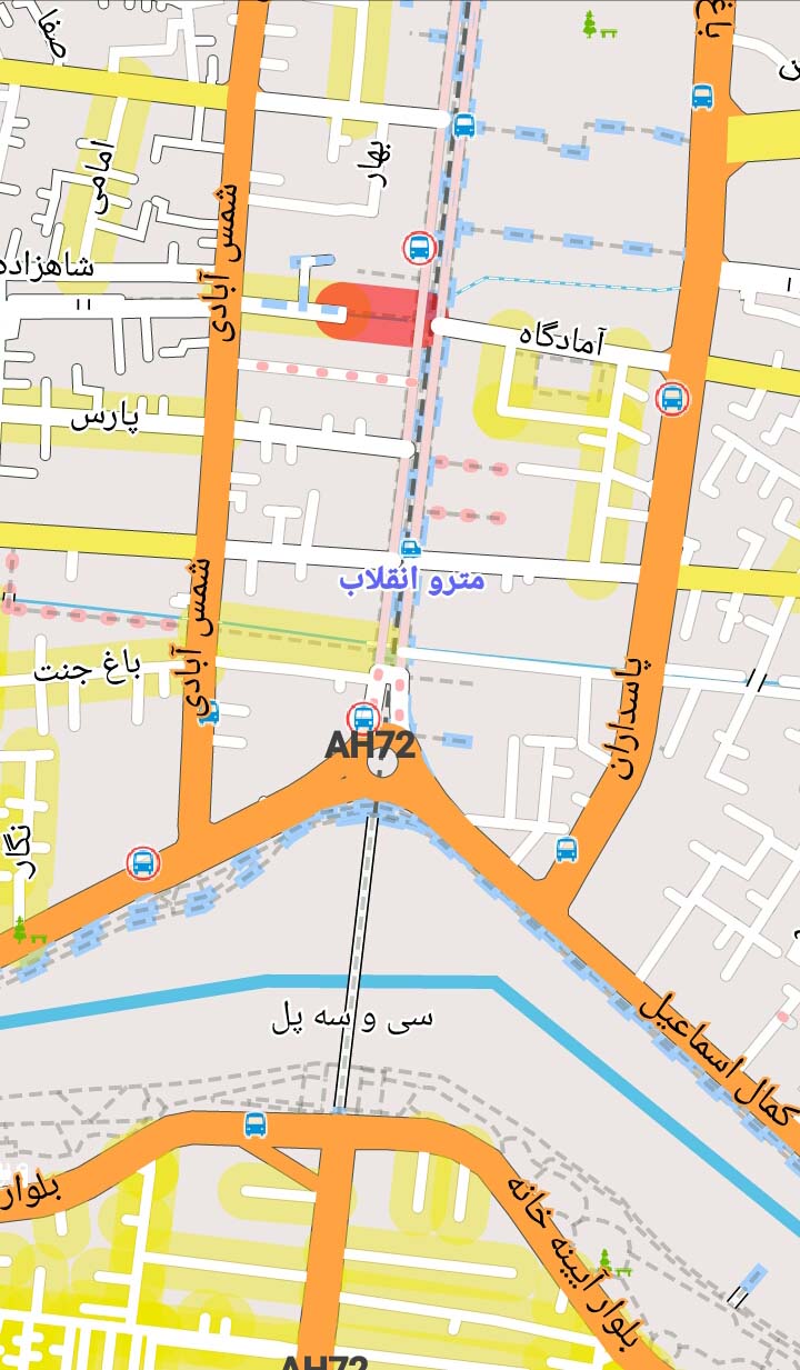 اسکرین شات 5 برنامه نقشه آفلاین اصفهان