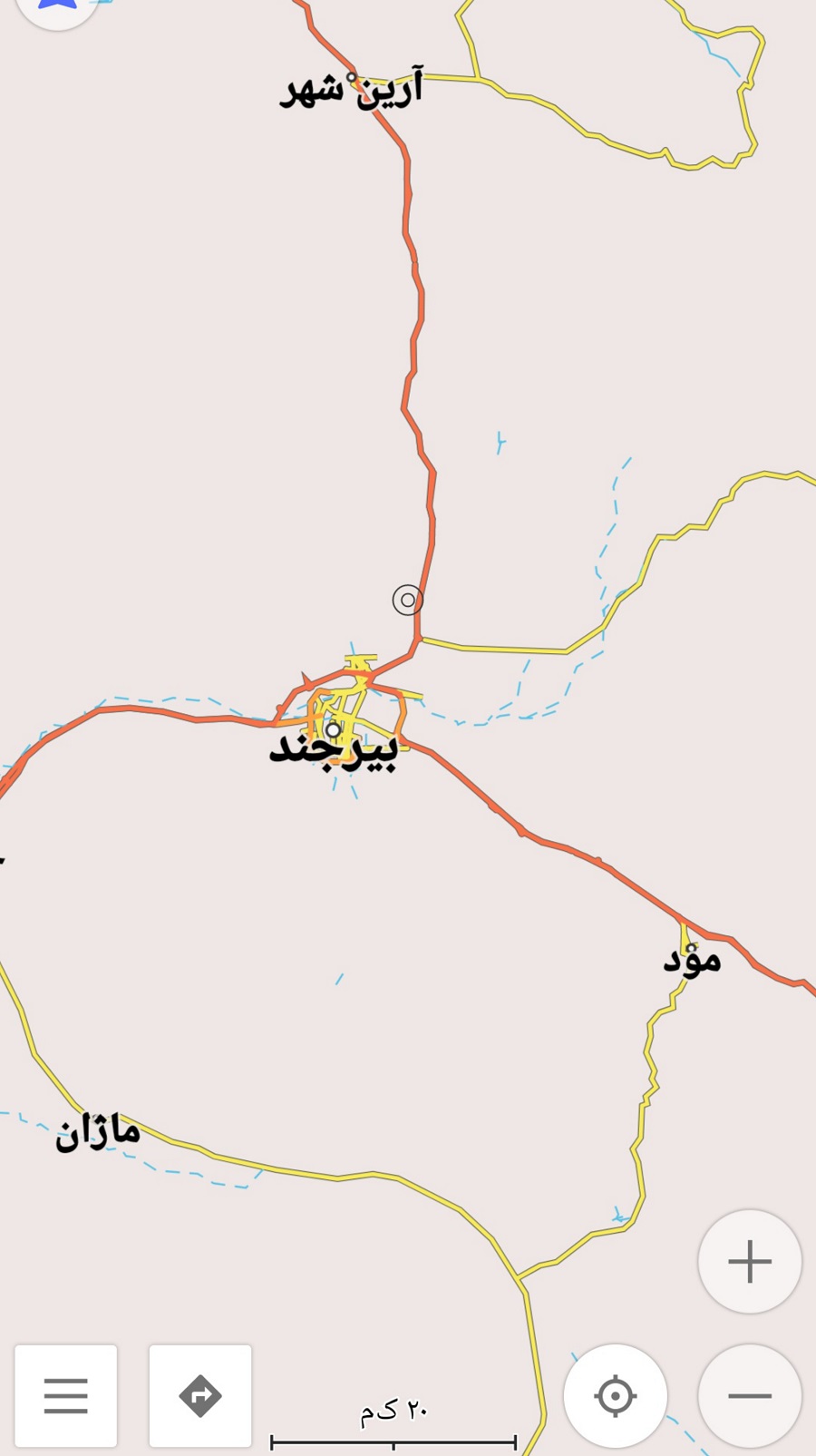 اسکرین شات 3 برنامه نقشه آفلاین خراسان