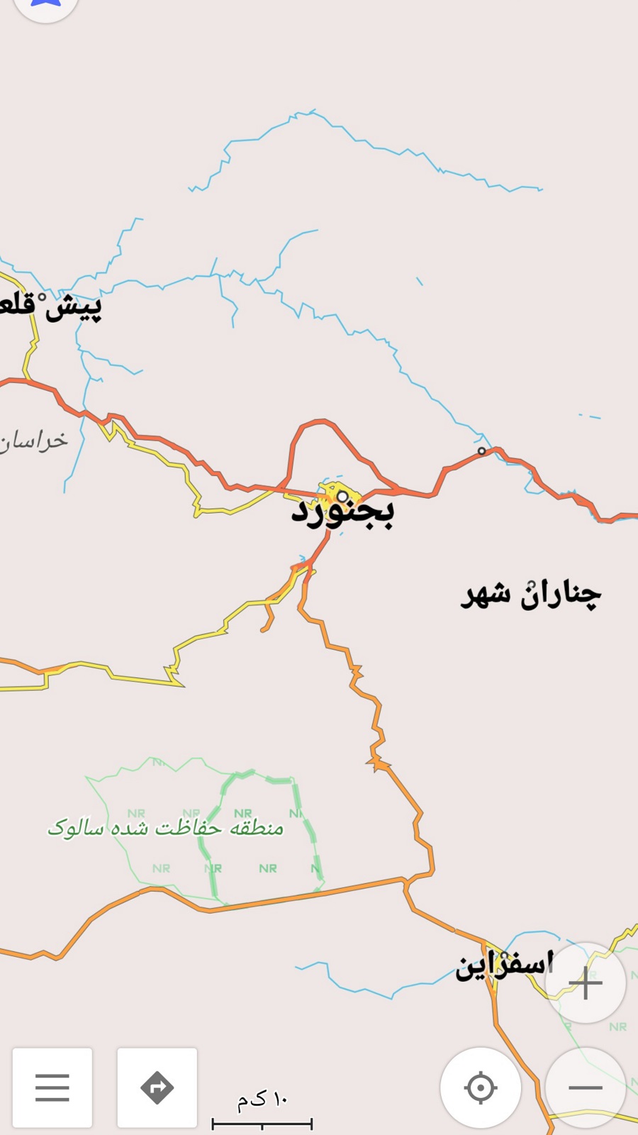 اسکرین شات 5 برنامه نقشه آفلاین خراسان