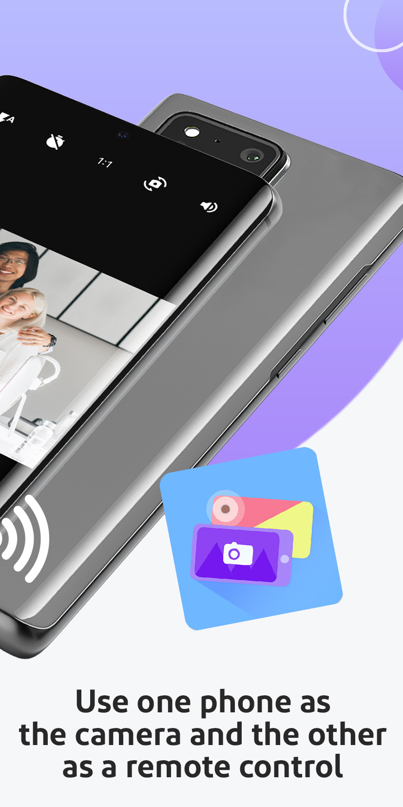 اسکرین شات 2 برنامه SayCheese - Camera Remote