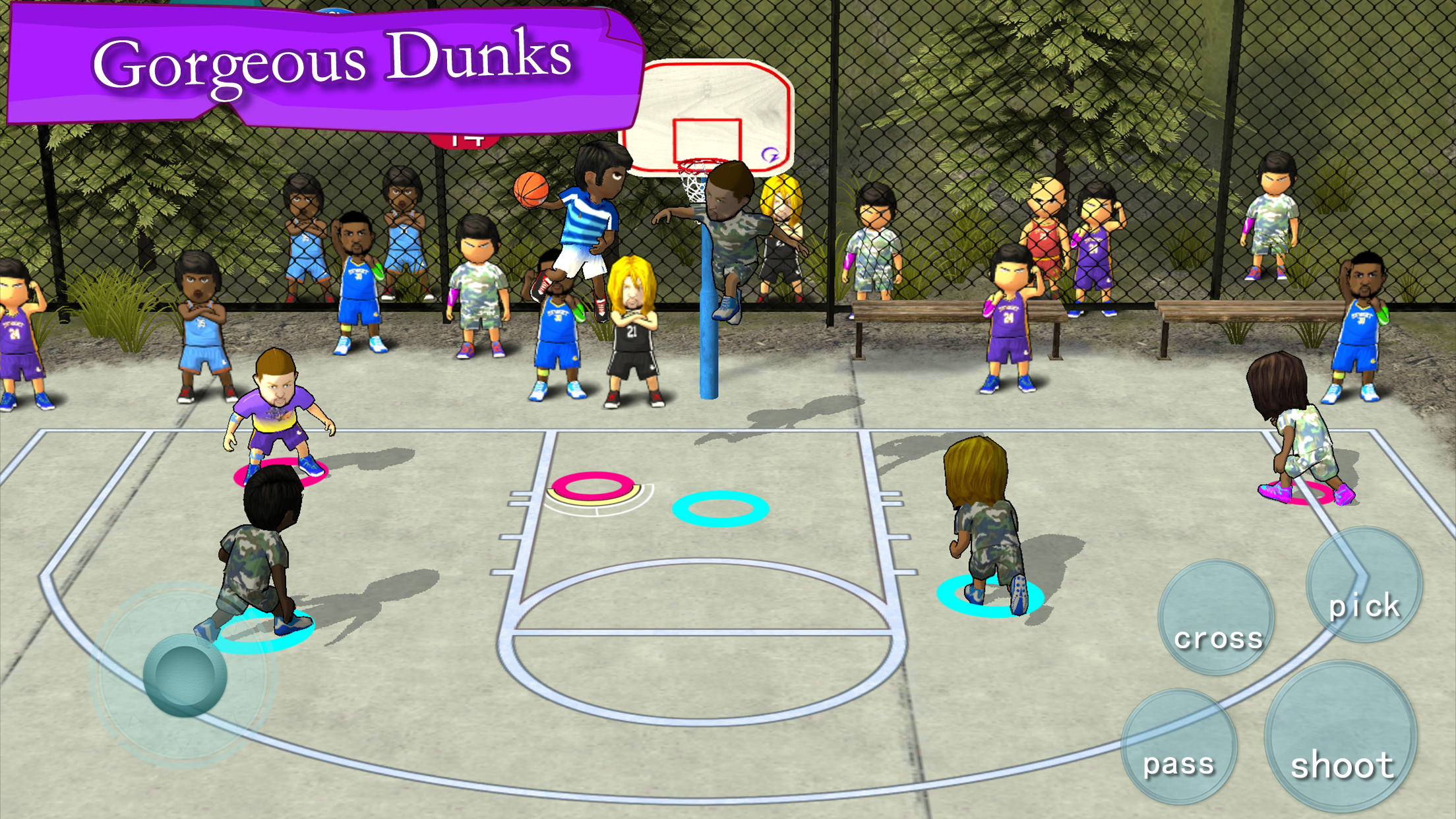 اسکرین شات 3 بازی Street Basketball Association