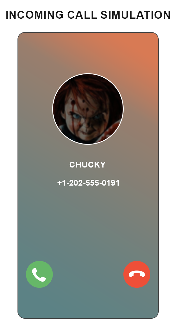 اسکرین شات 3 بازی Scary Doll Fake Video Call simulator