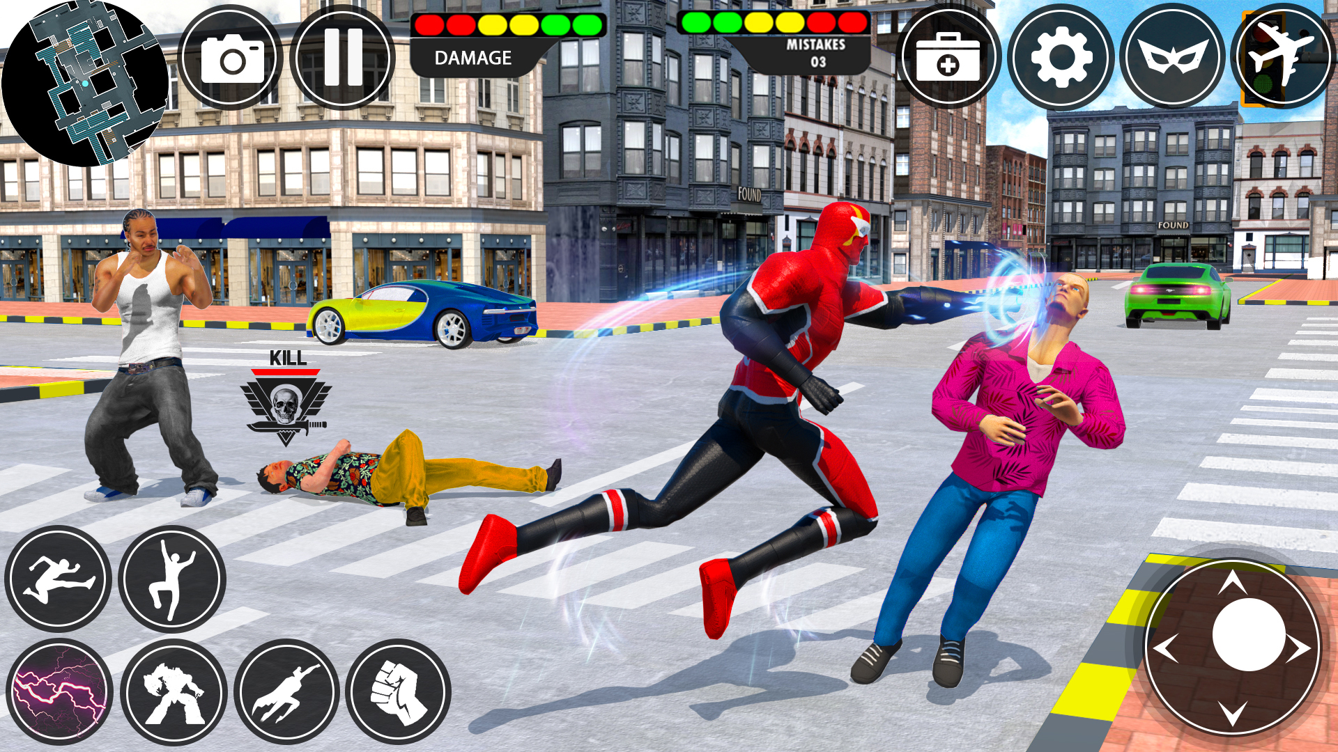 اسکرین شات 2 بازی Rope Hero Spider Hero Man Game
