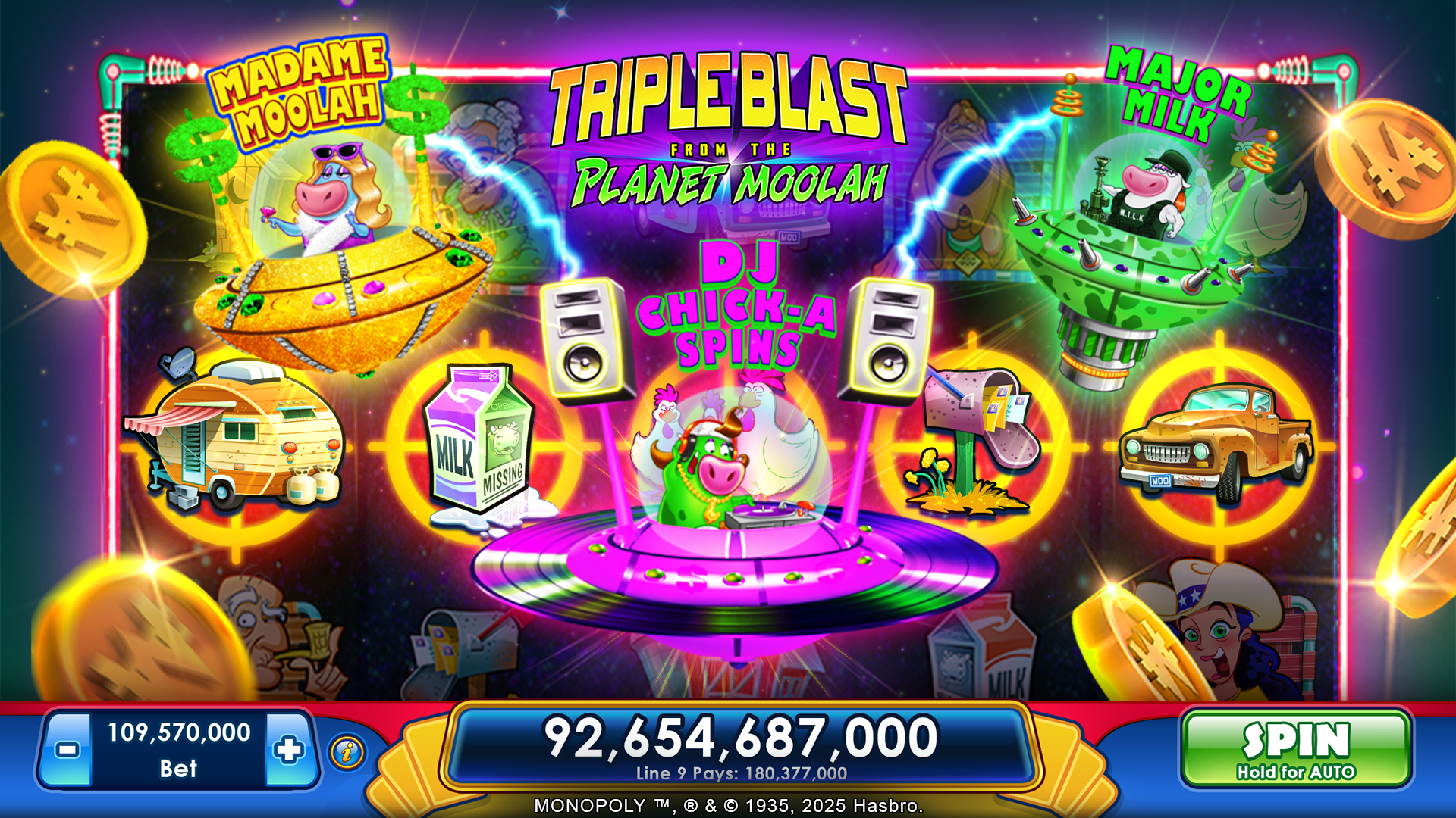 اسکرین شات 6 بازی MONOPOLY Slots - Casino Games