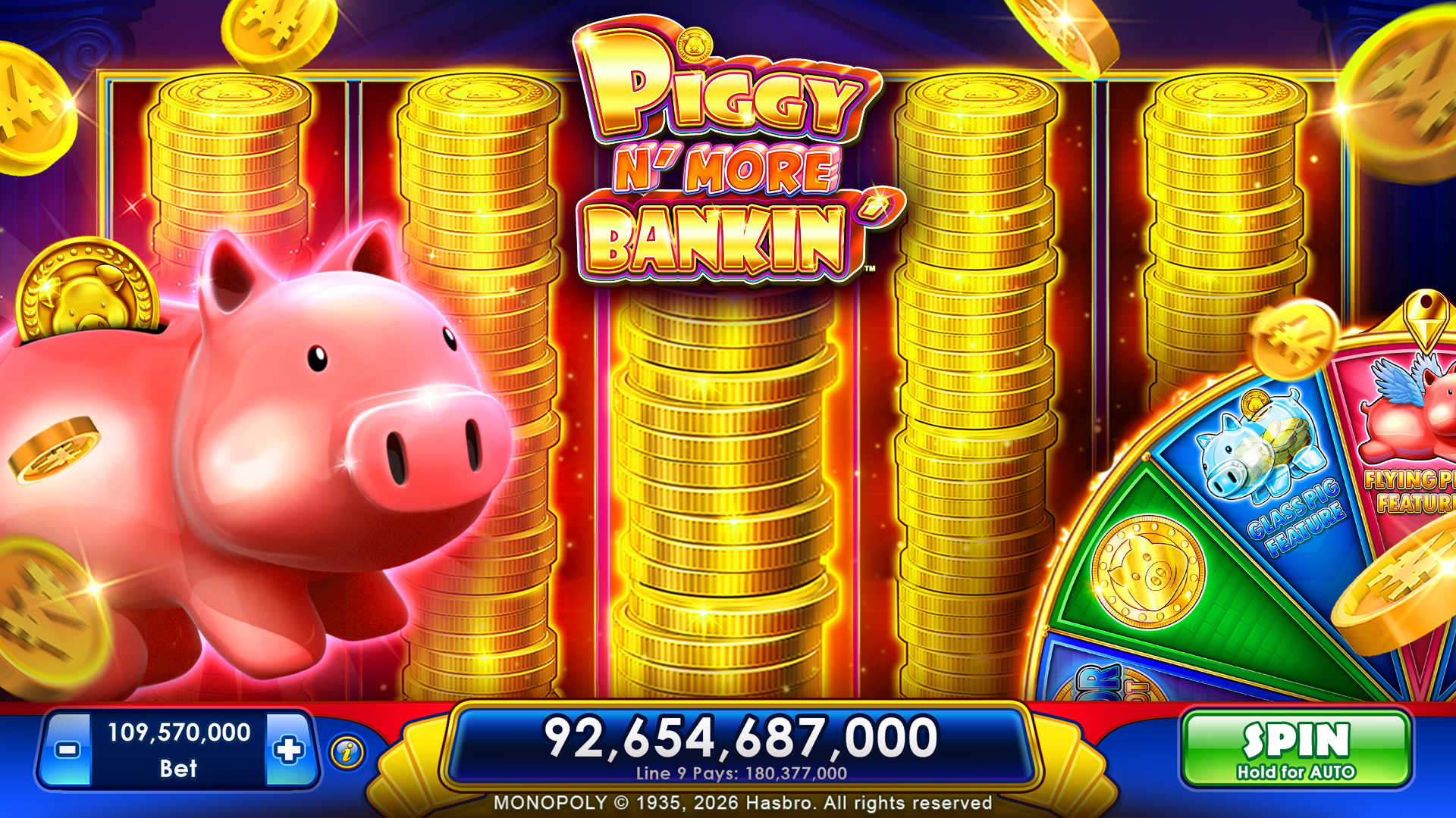 اسکرین شات 6 بازی MONOPOLY Slots - Casino Games