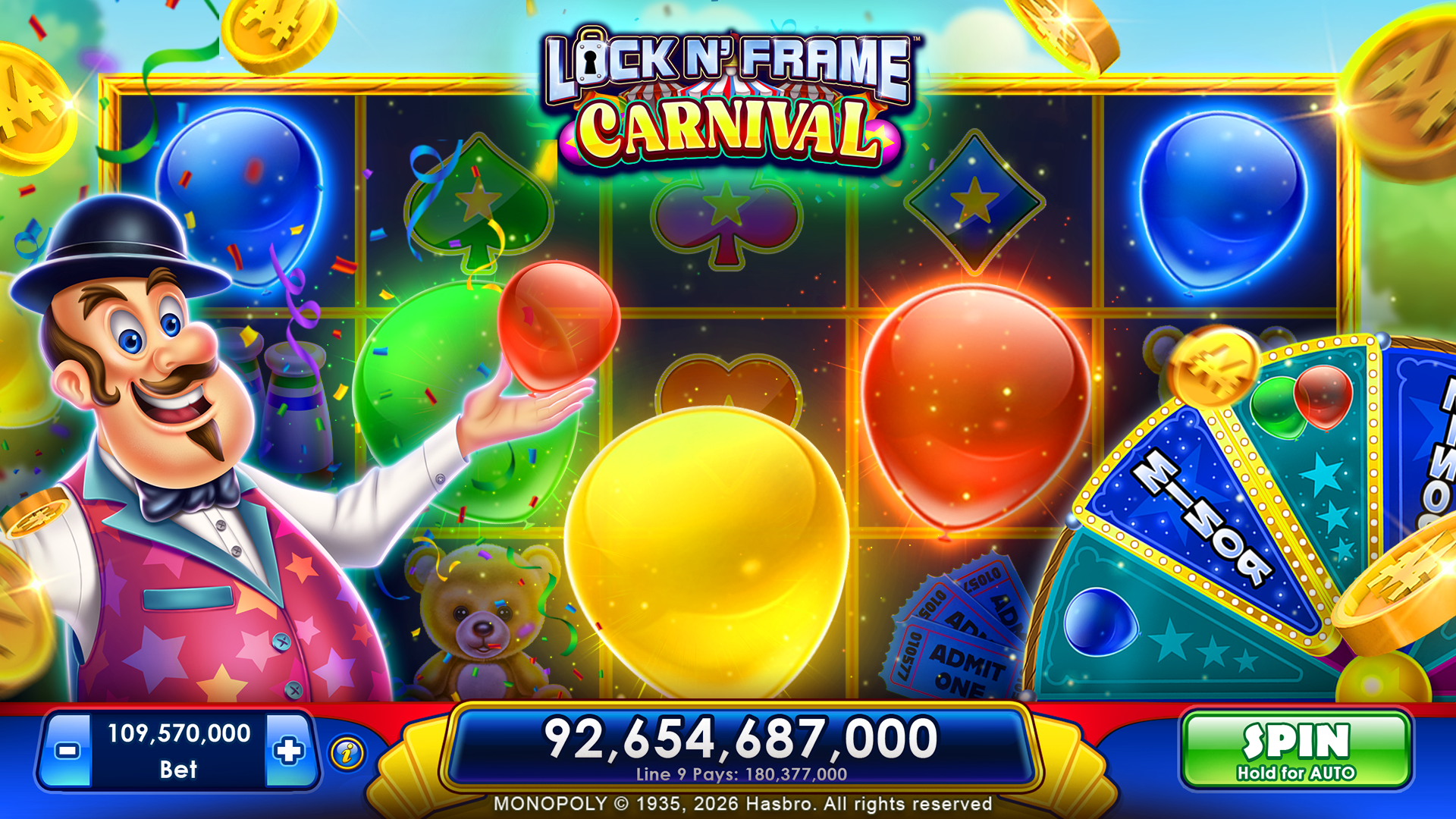اسکرین شات 7 بازی MONOPOLY Slots - Casino Games