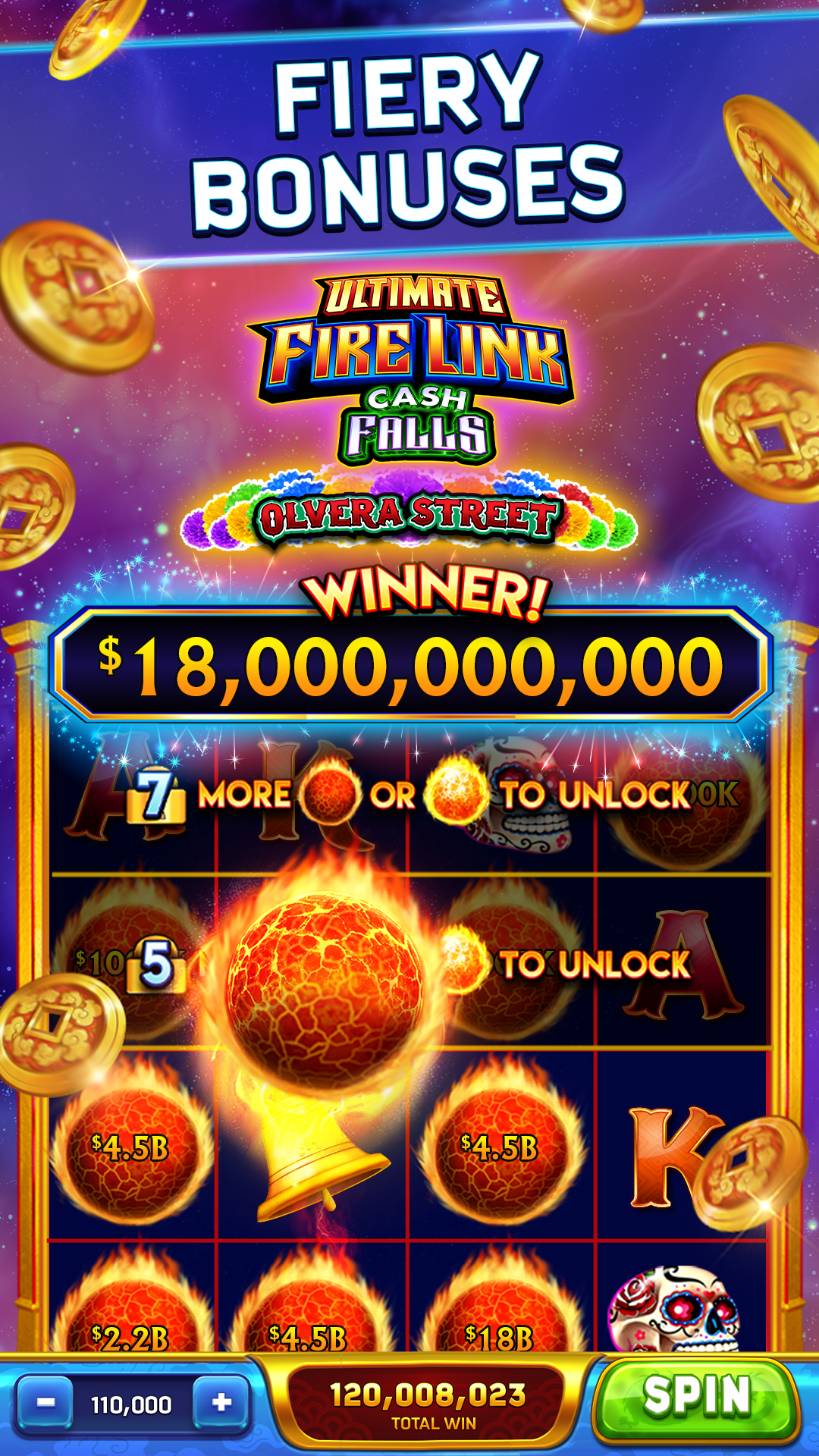 اسکرین شات 3 بازی Dancing Drums Slots Casino