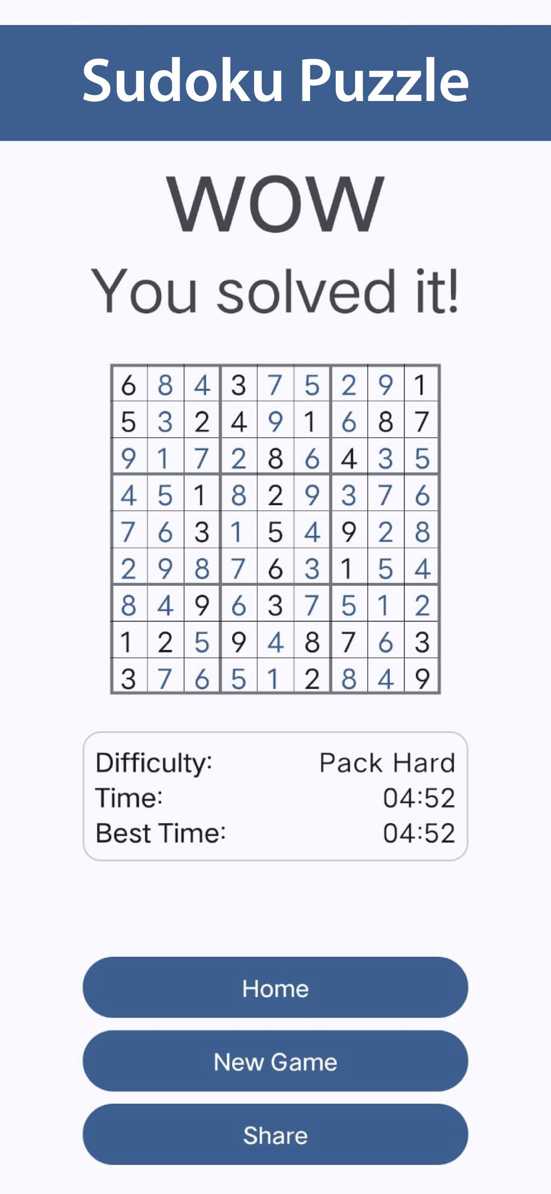 اسکرین شات 4 بازی Sudoku