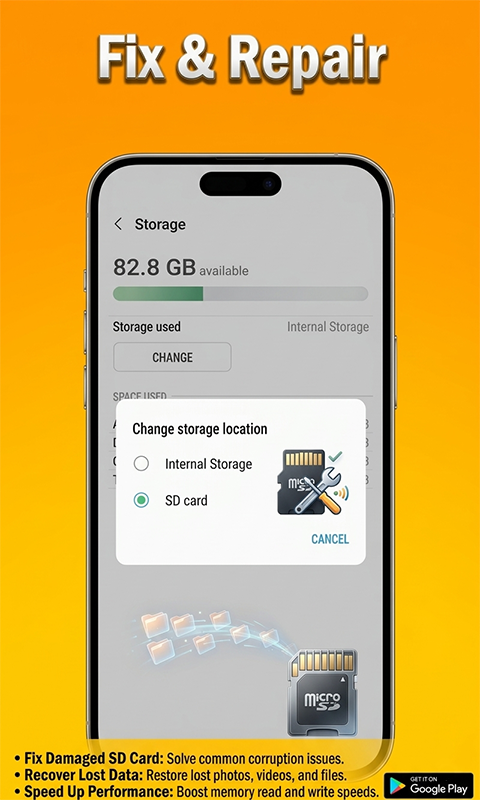اسکرین شات 3 برنامه Repair SD Card