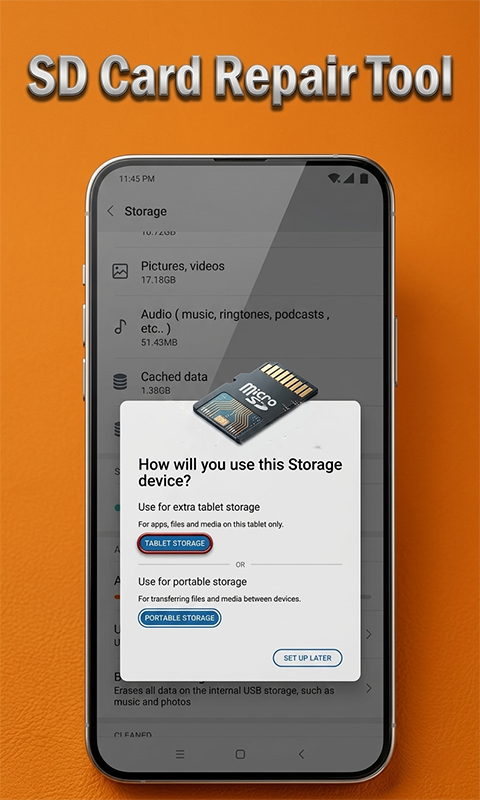 اسکرین شات 2 برنامه Repair SD Card