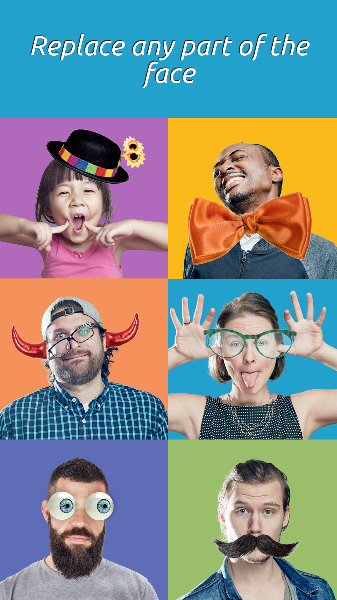 اسکرین شات 4 برنامه Face Changer 2