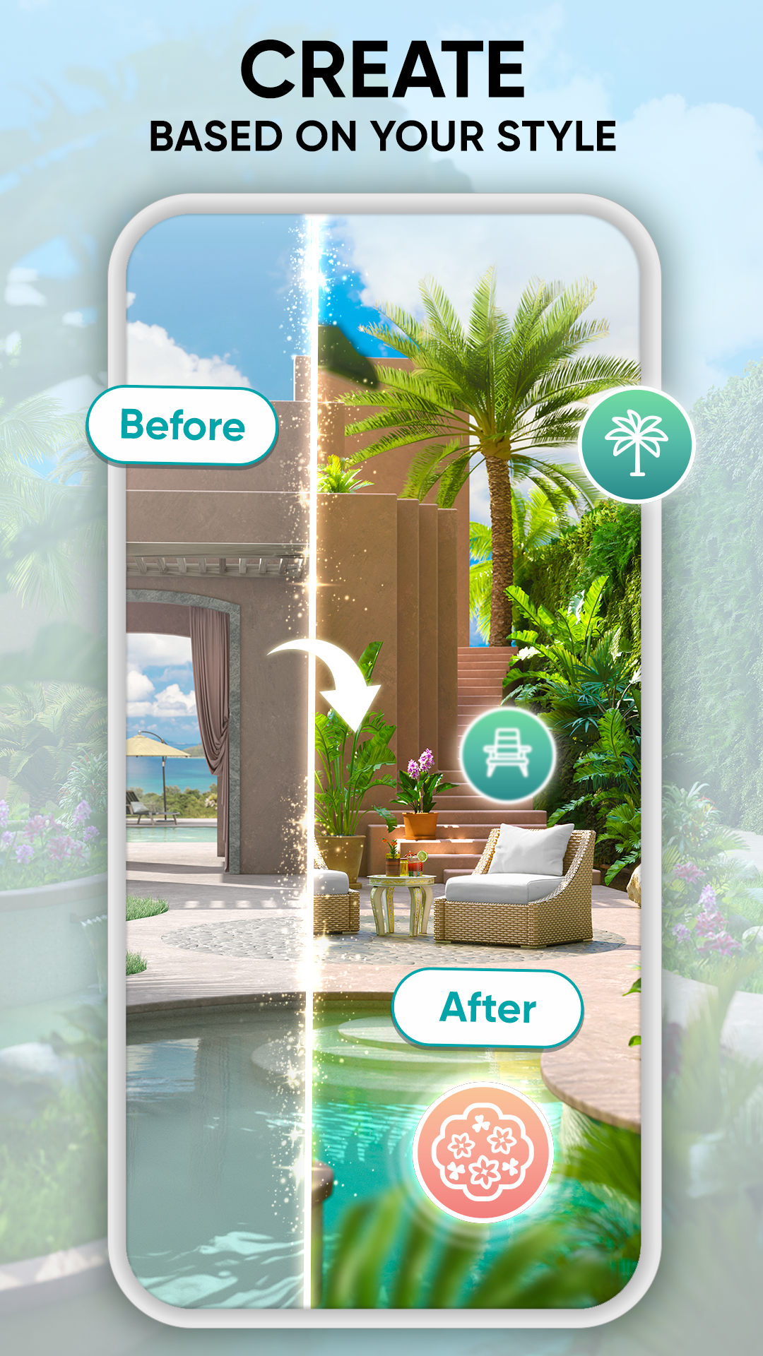 اسکرین شات 3 بازی Garden Joy: Exterior Designer