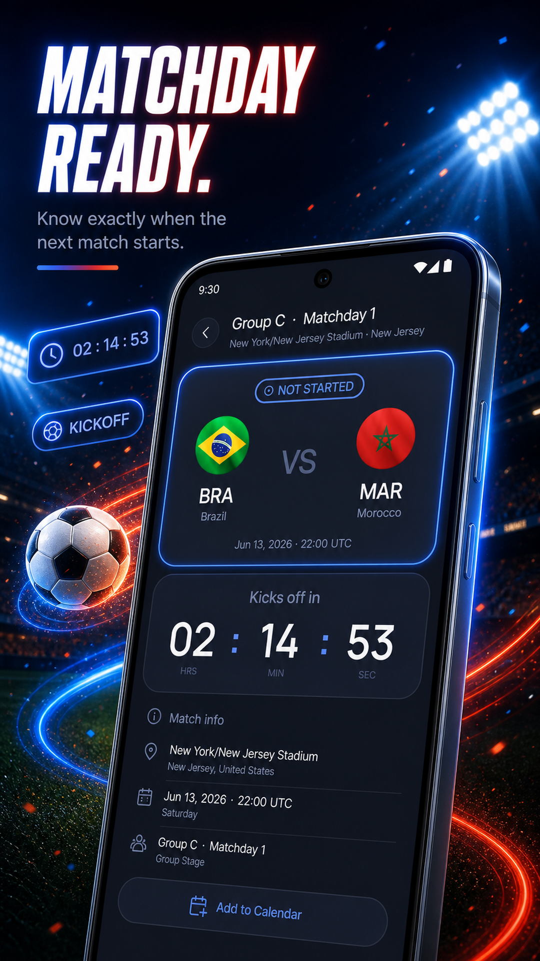 اسکرین شات 4 برنامه ScoreDeck: Live Football Score