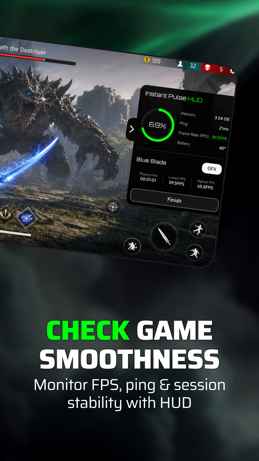 اسکرین شات 1 بازی Game Hub: Game Assistant & HUD