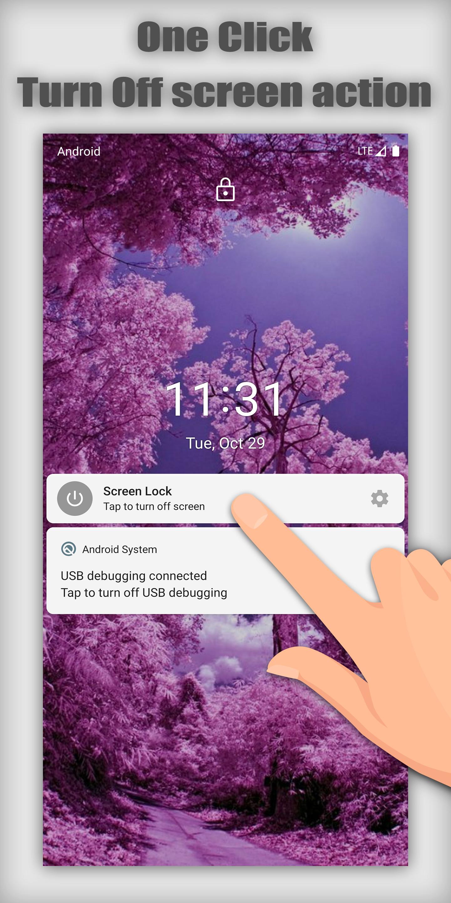 اسکرین شات 8 برنامه Screen lock and off - Sensors