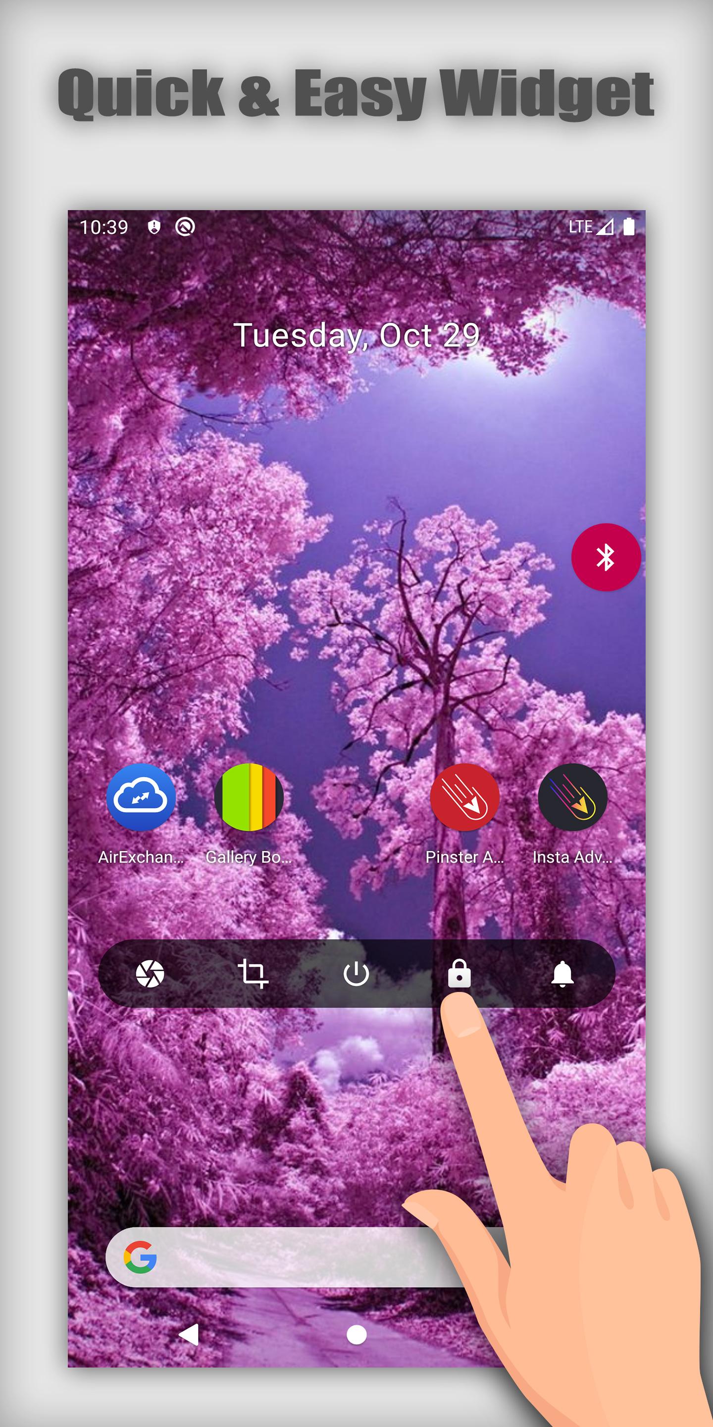 اسکرین شات 2 برنامه Screen lock and off - Sensors