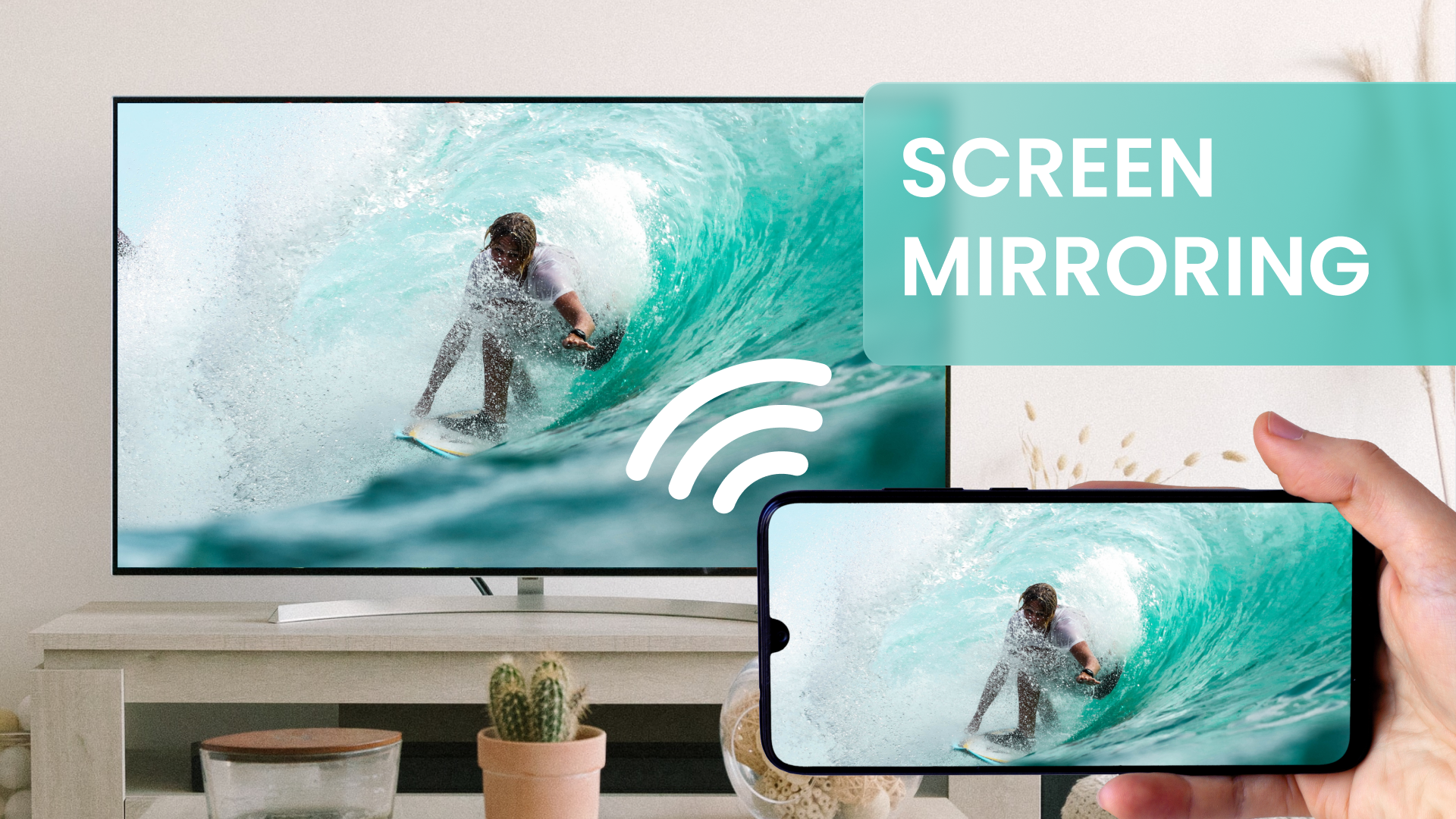اسکرین شات 1 برنامه Screen Mirroring & Sharing