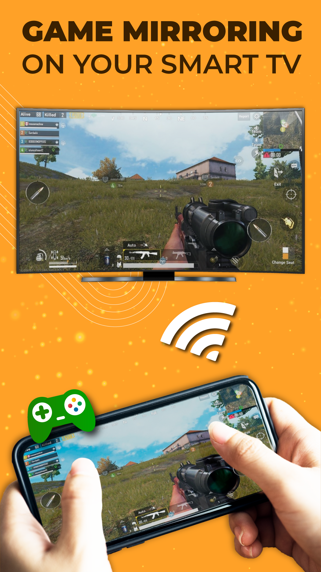 اسکرین شات 5 برنامه Screen Mirroring for Miracast