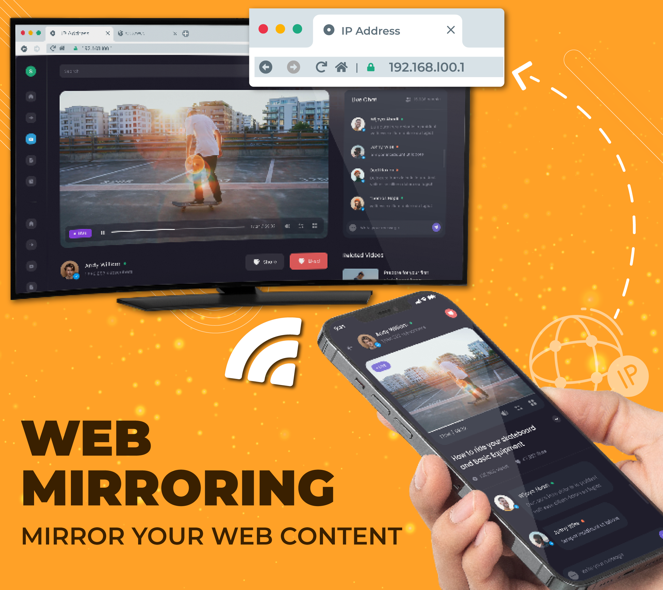اسکرین شات 3 برنامه Screen Mirroring for Miracast