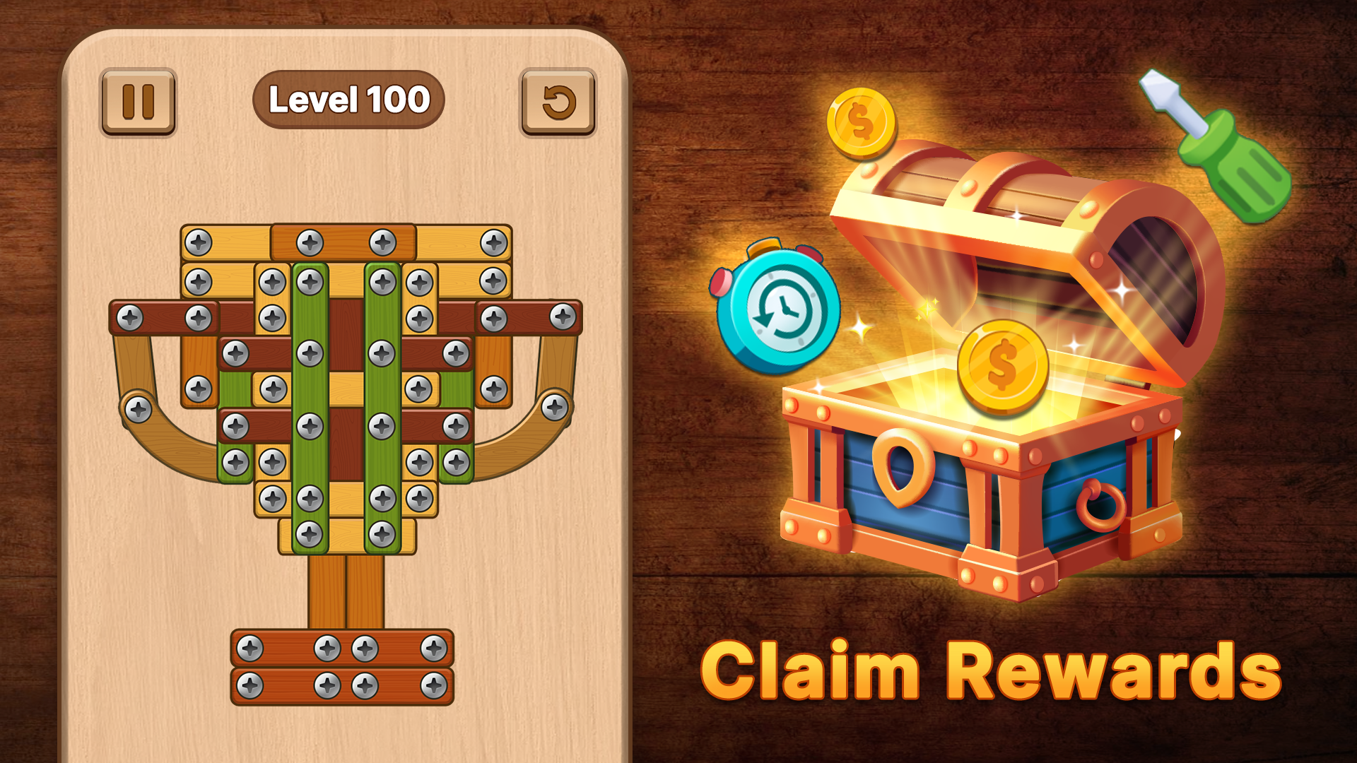 اسکرین شات 6 بازی Screw Challenge: Nuts & Bolts