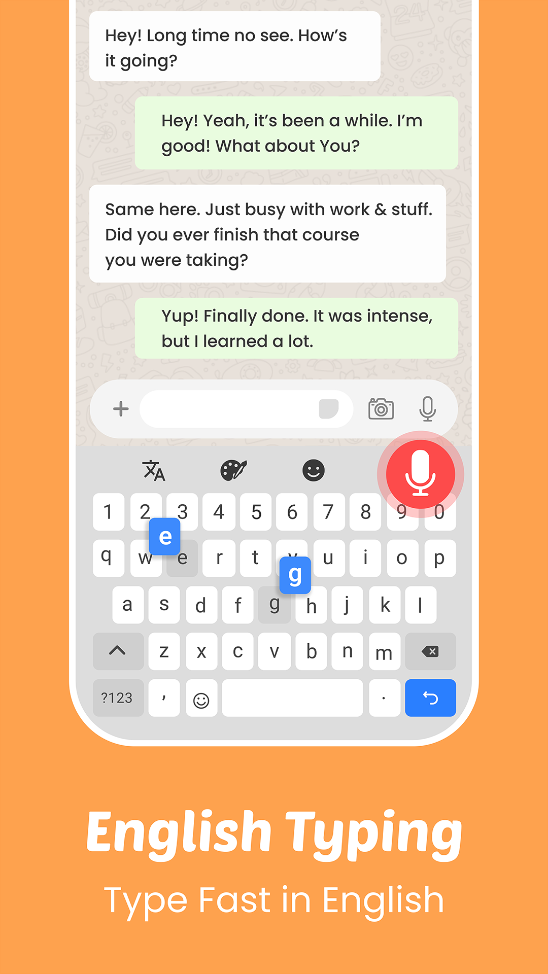 اسکرین شات 5 برنامه Easy Arabic keyboard Typing