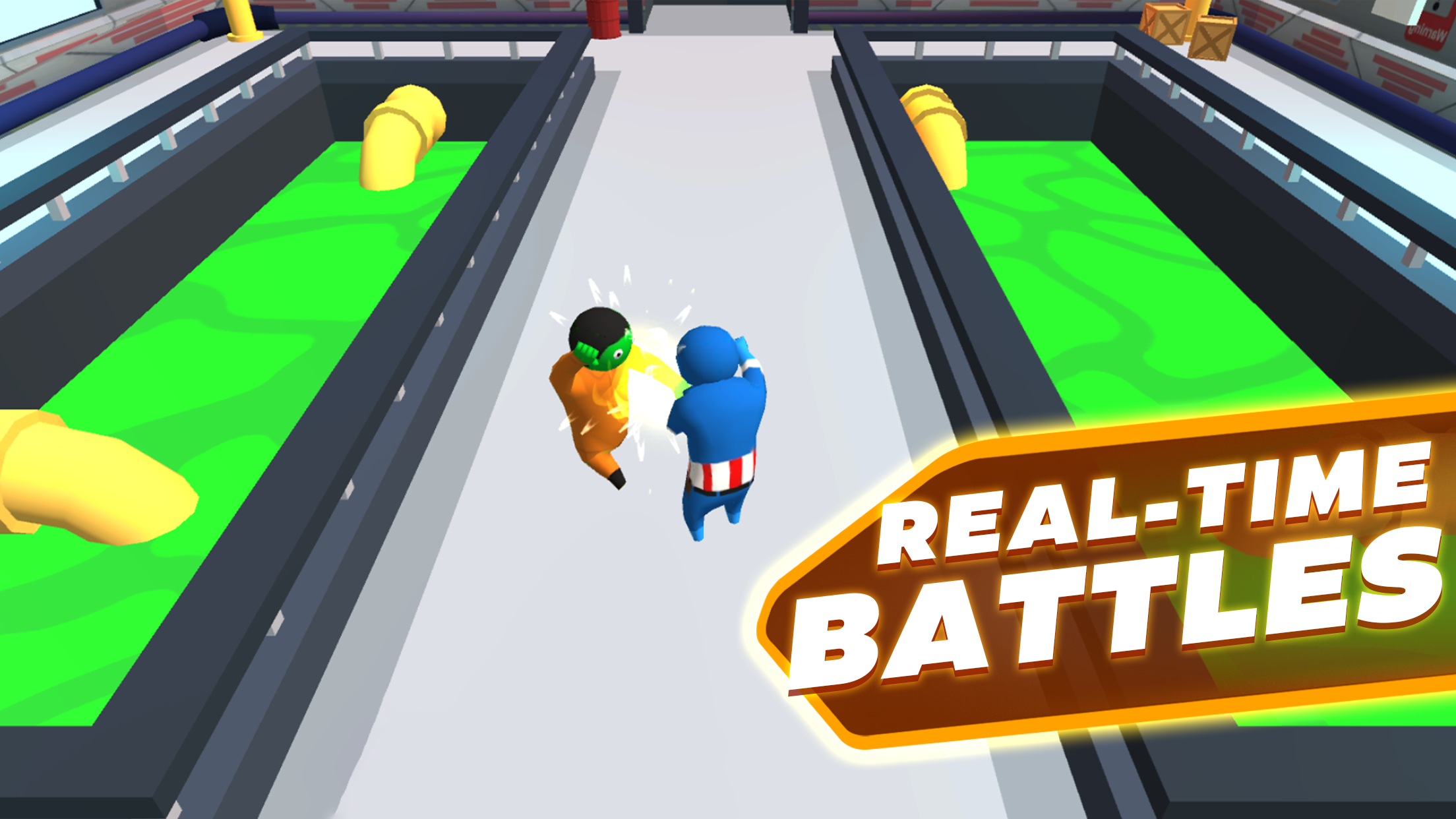 اسکرین شات 5 بازی Jelly Dudes: Ragdoll Party