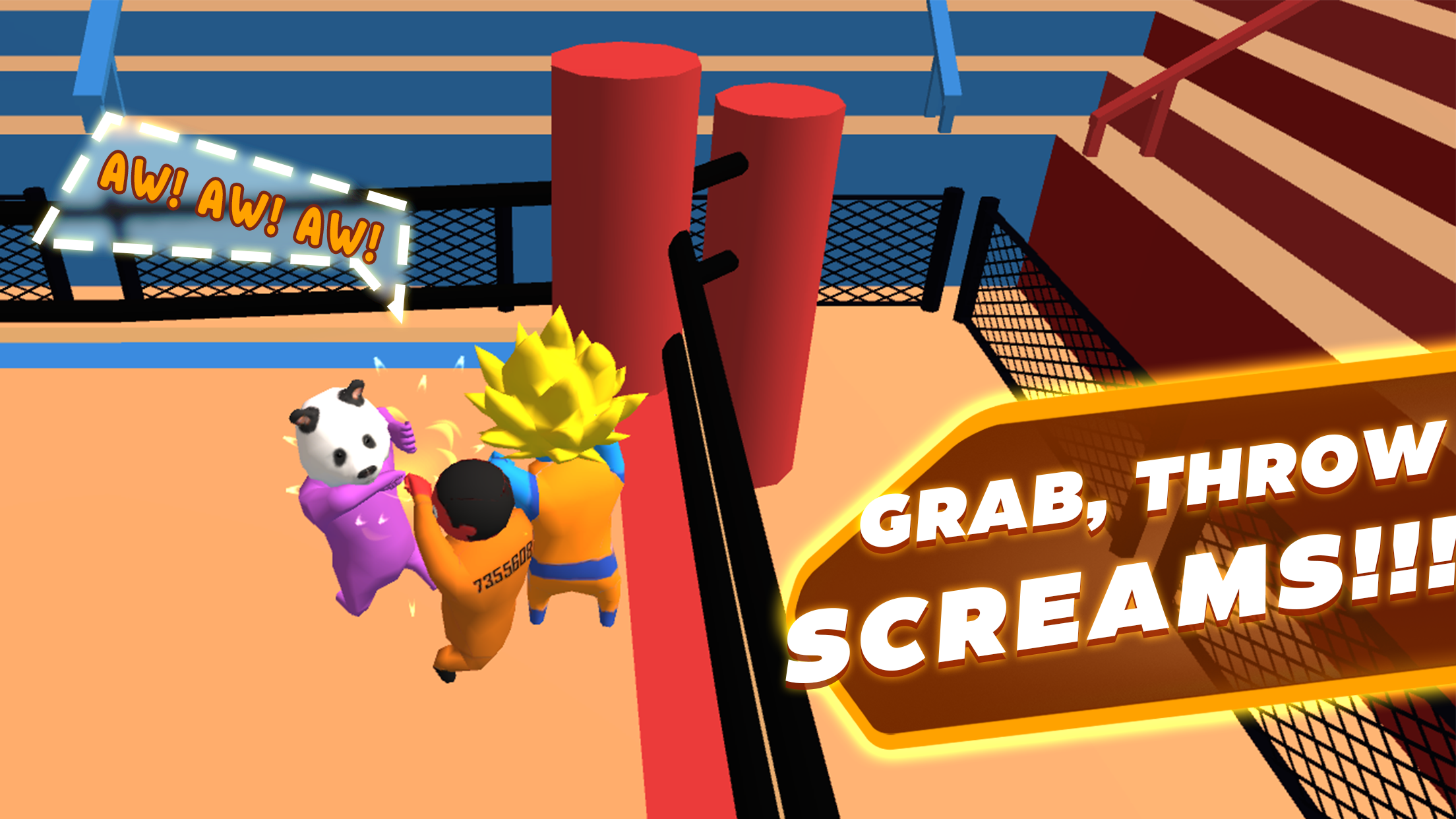اسکرین شات 4 بازی Jelly Dudes: Ragdoll Party