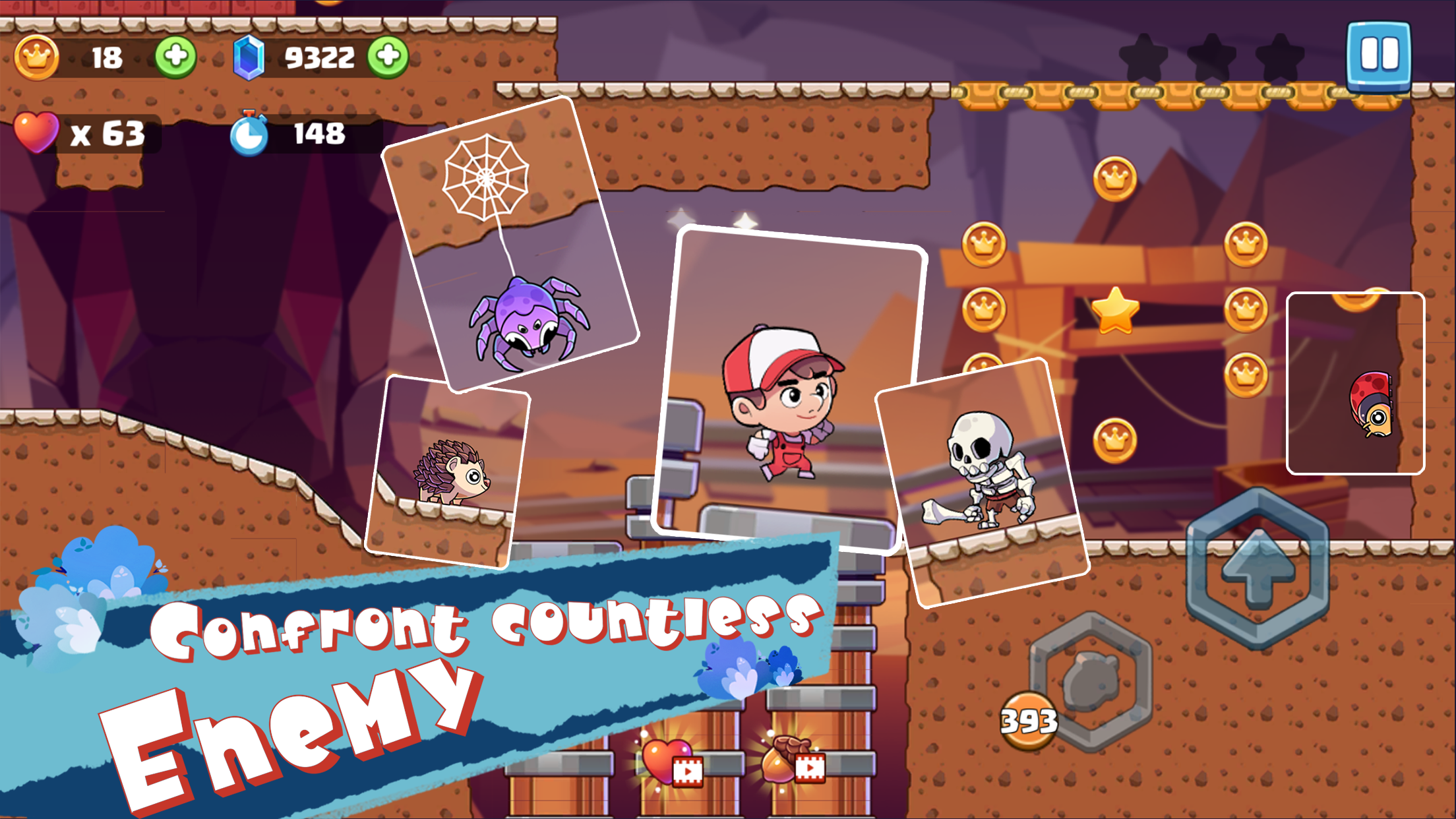 اسکرین شات 8 بازی Super Rob's World - Run Game