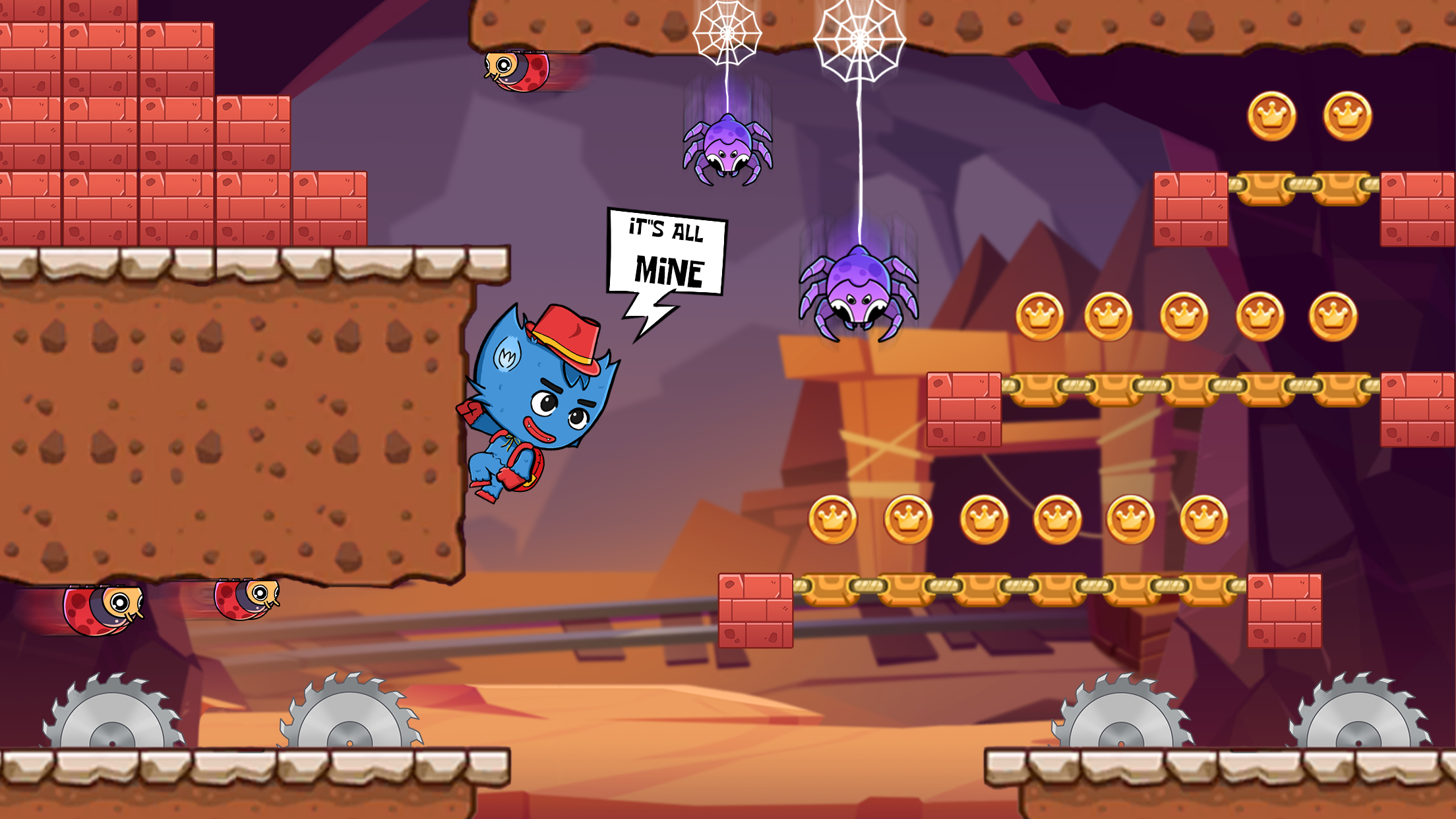 اسکرین شات 2 بازی Super Rob's World - Run Game