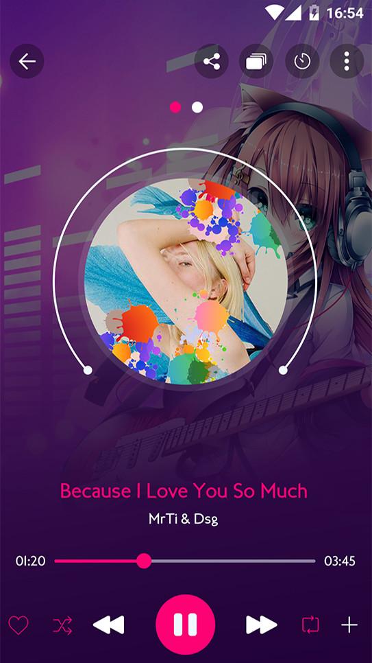 اسکرین شات 7 برنامه Music player