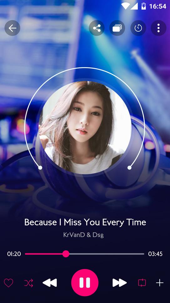 اسکرین شات 8 برنامه Music player