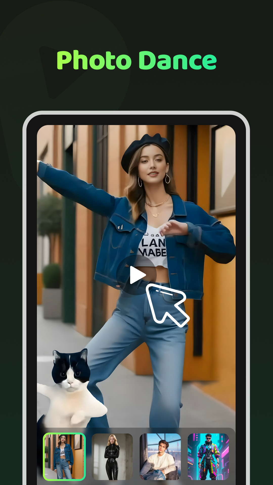 اسکرین شات 1 برنامه Pic Dance : AI Photo Animator
